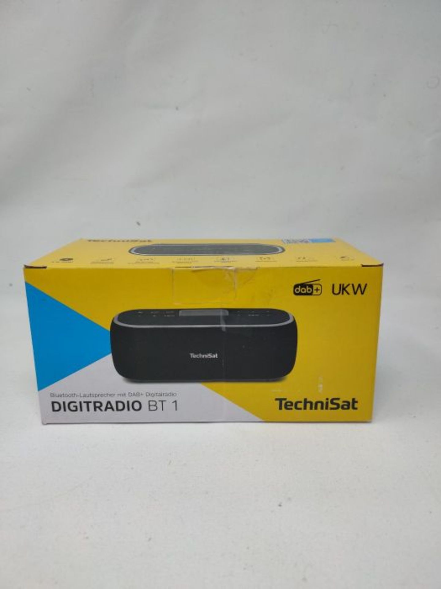 RRP £52.00 TechniSat DIGITRADIO BT 1 - tragbarer Bluetooth-Lautsprecher mit DAB+ Digitalradio (UK - Image 2 of 3
