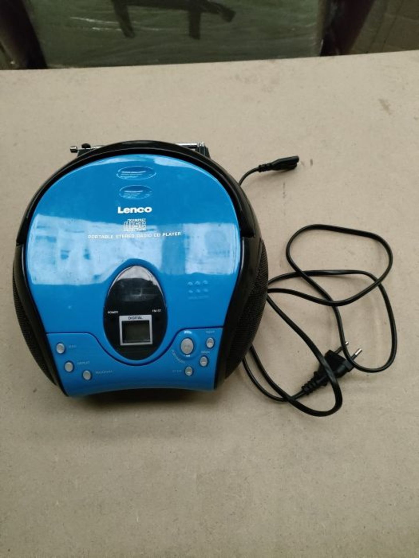 Lenco SCD24 - CD-Player fÃ¼r Kinder - CD-Radio - Stereoanlage - Boombox - UKW Radiot