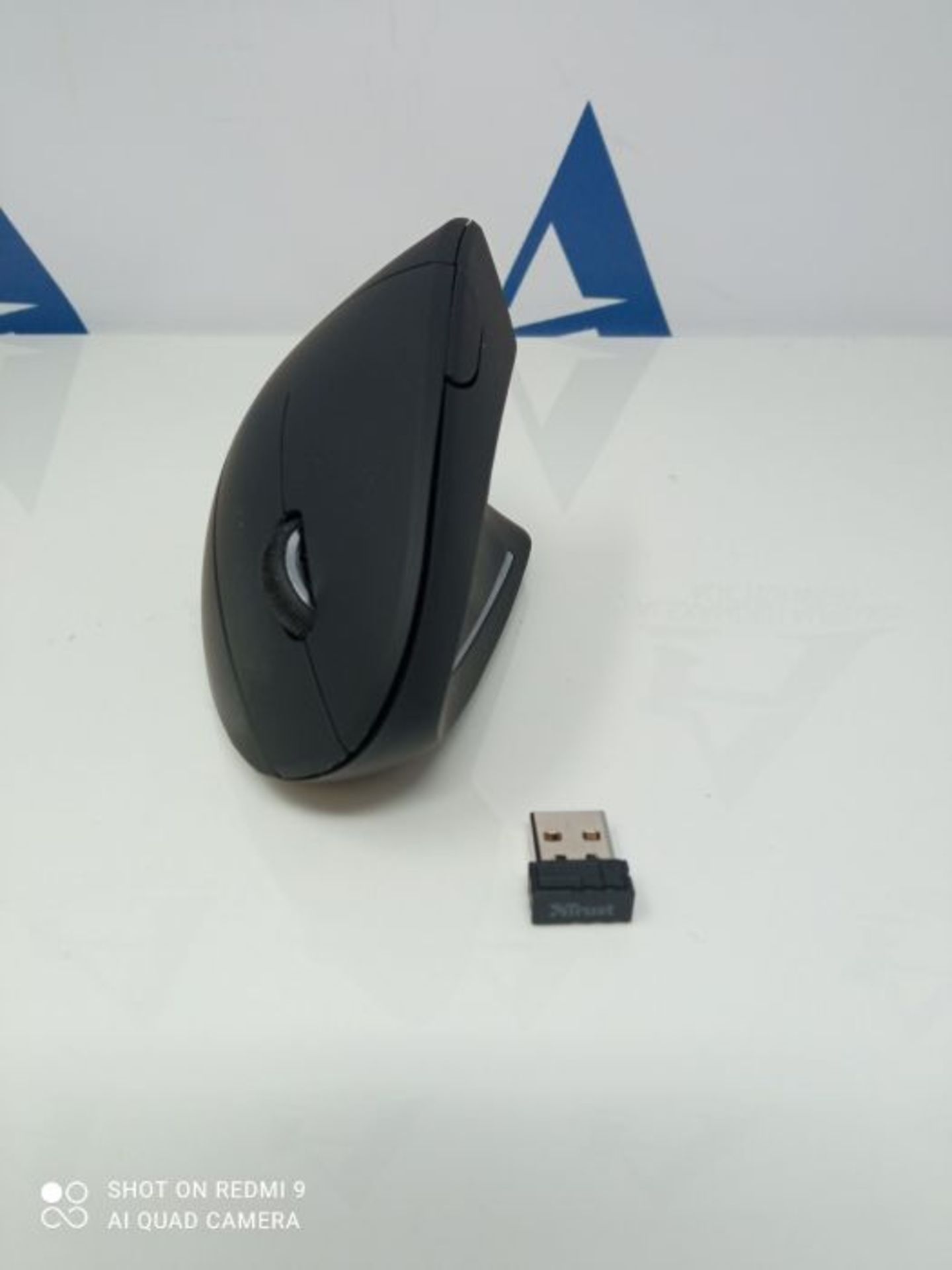 Trust Verto Mouse Verticale Wireless, Mouse Ergonomico senza Filo, 800/1200/1600 DPI, - Image 3 of 3