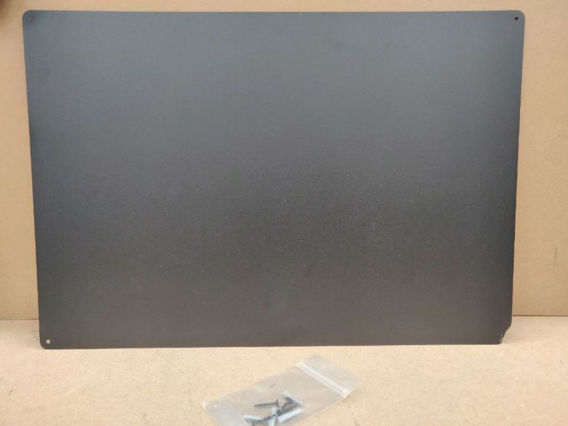 [CRACKED] Steel Magnetic Chalkboard | Magnetic Board Black | 58 x 40cm | Magnetic, wri - Image 3 of 3