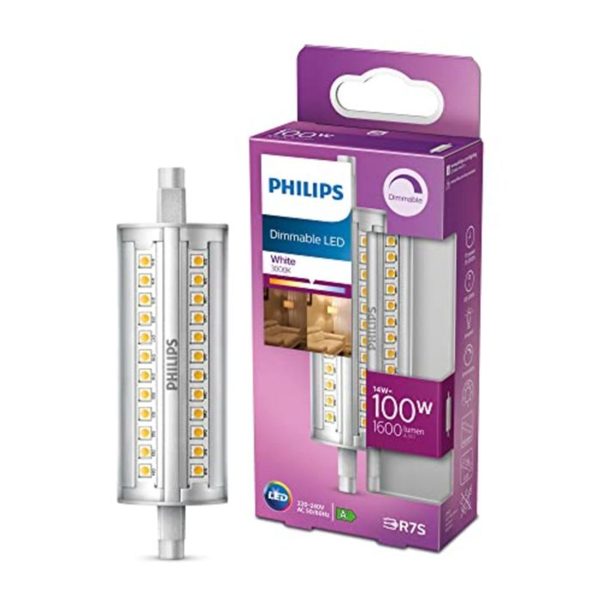 Philips LED 100W R7S 118mm WH D SRT4