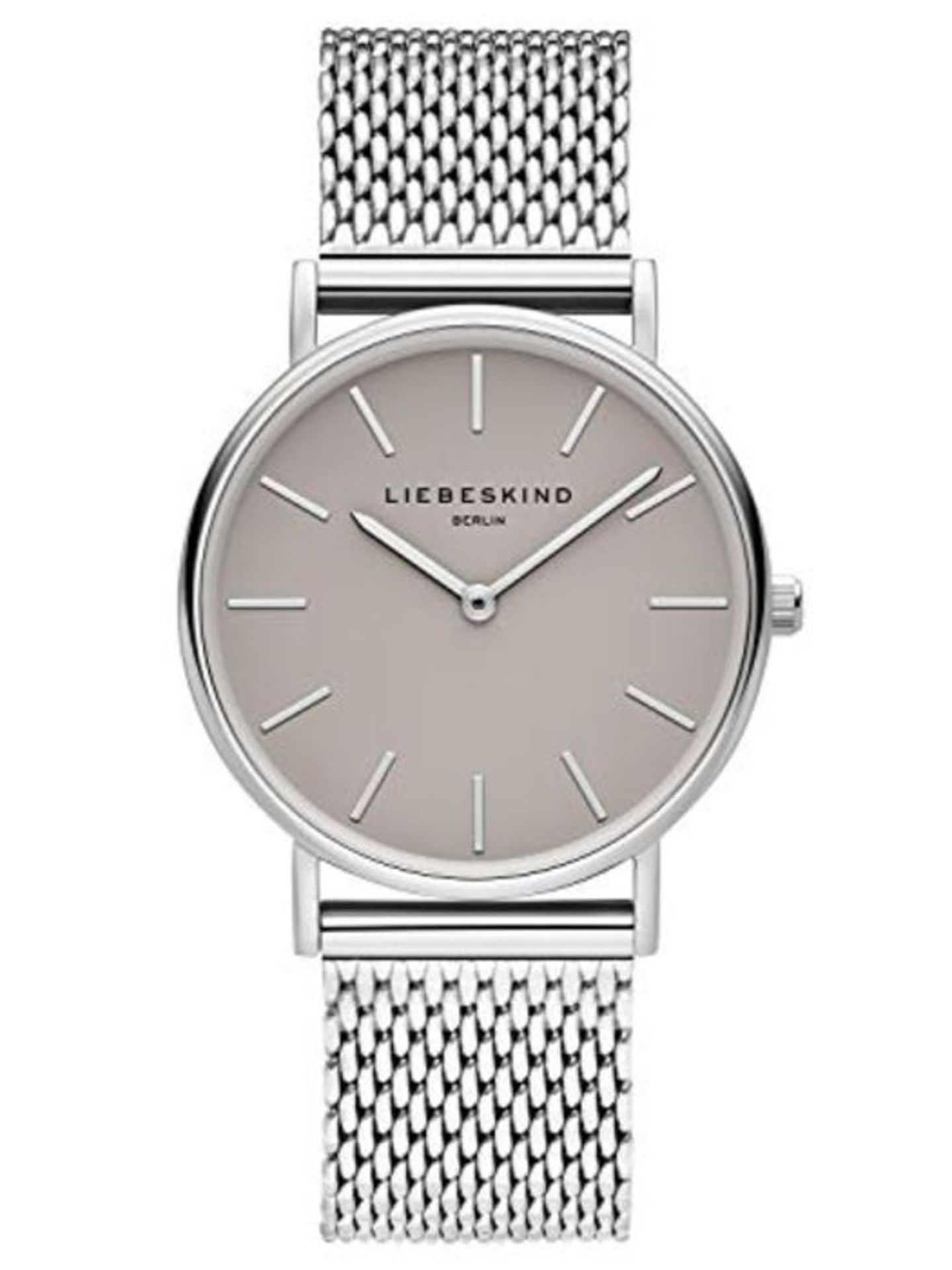 RRP £67.00 Liebeskind Berlin Damen Analog Quarz Uhr mit Edelstahl Armband LT-0169-MQ