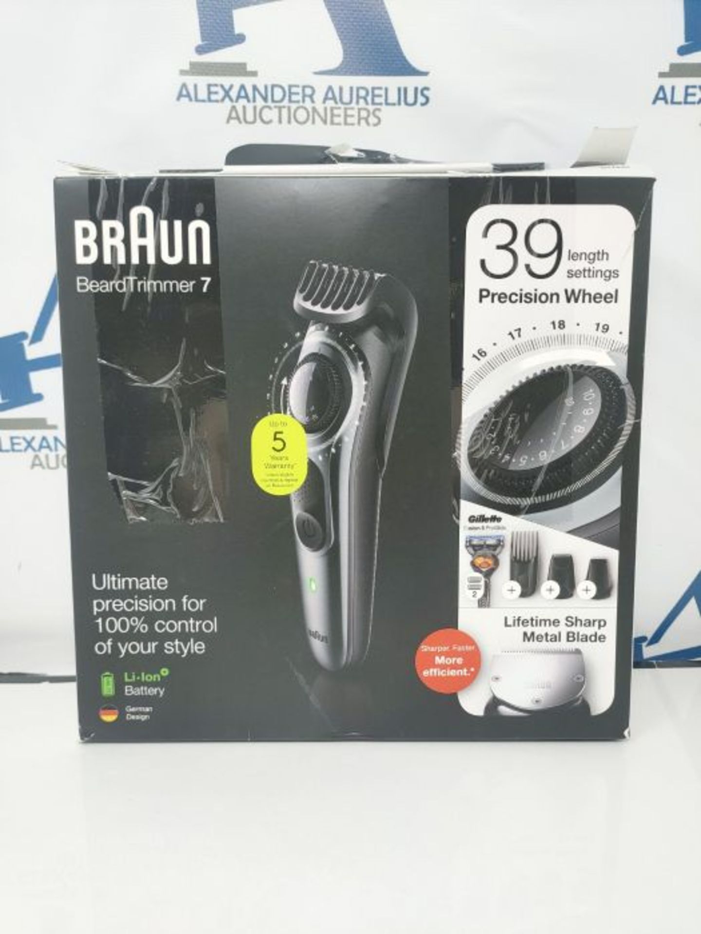 RRP £51.00 [INCOMPLETE] Braun Barttrimmer/Haarschneider Herren, Trimmer/Haarschneidemaschine, ink - Image 2 of 3