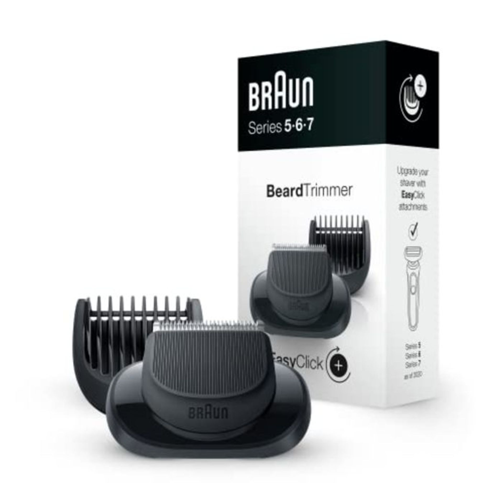 Braun EasyClick Beard Trimmer Attachment For New Generation Series 5, 6 and 7 Electric