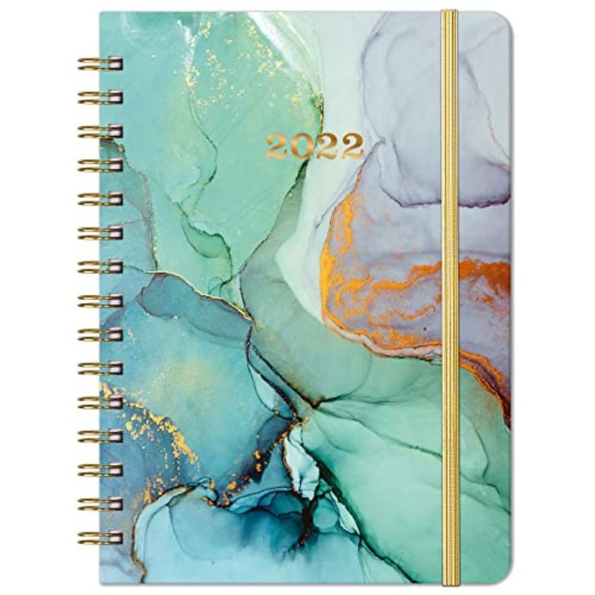 2021-2022 Diary - Weekly & Monthly Diary with Monthly Tabs, 6.3" x 8.4", Jul 2021 - Ju