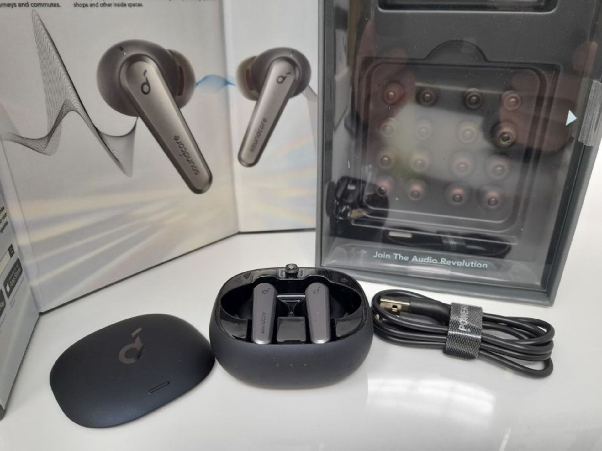 RRP £95.00 [CRACKED] Anker Soundcore Liberty Air 2 Pro True Wireless Earbuds, Targeted Active Noi - Image 2 of 3