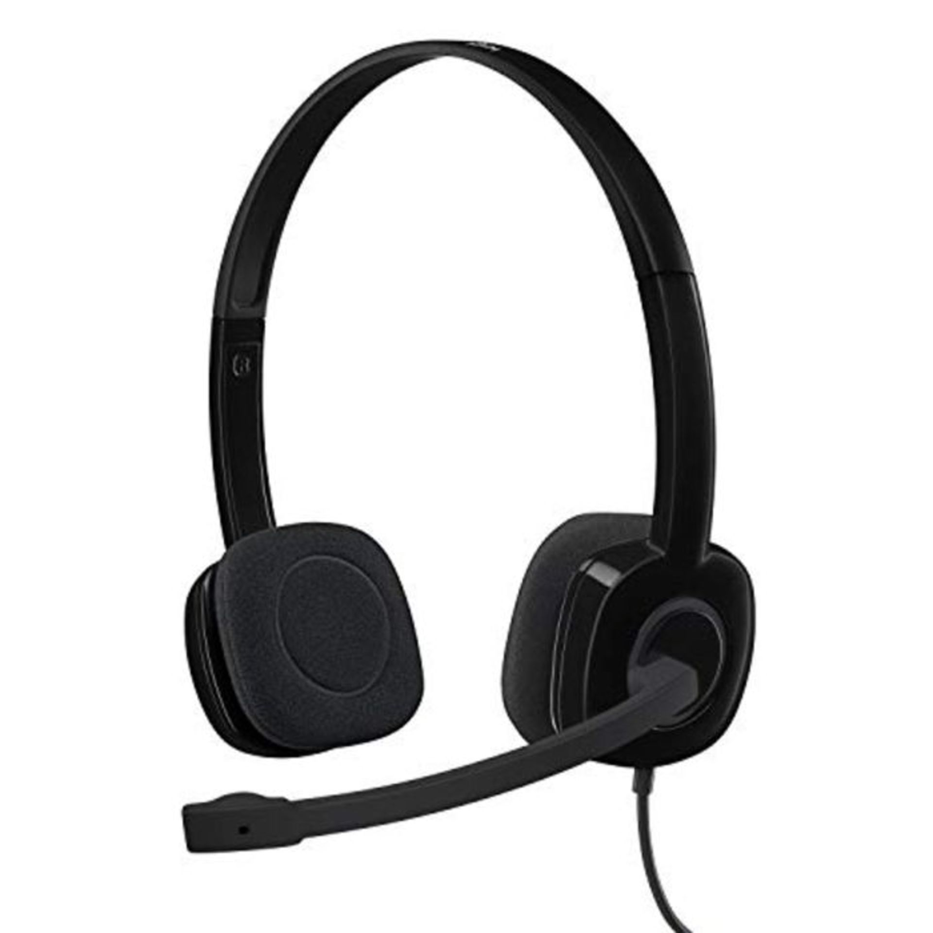 Logitech H151 Wired Headset, Stereo Headphones with Rotating Noise-Cancelling Micropho