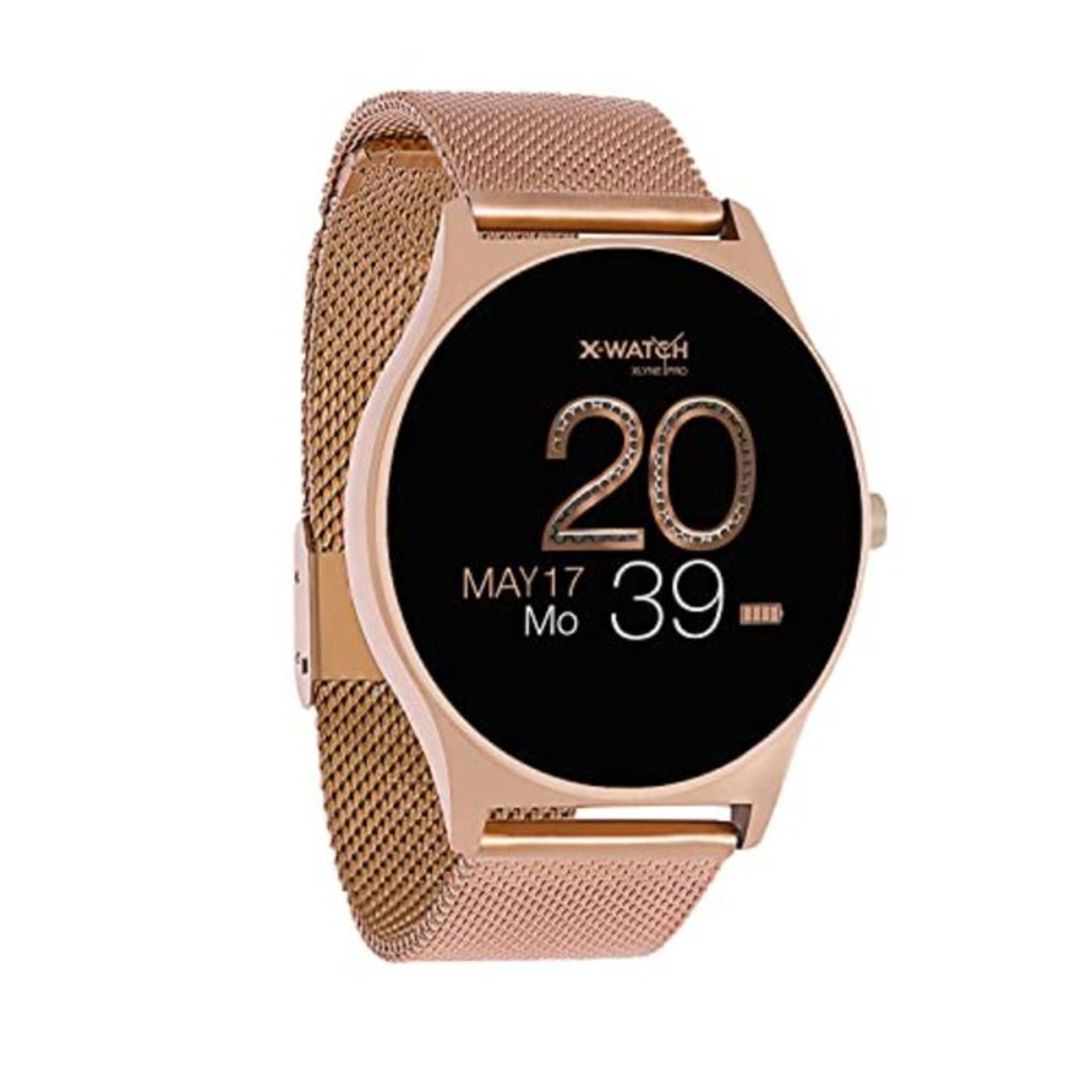 RRP £69.00 X-WATCH JOLI XW PRO Smartwatch-iOS-SchrittzÃ¤hler Uhr Damen-Fitness 54029