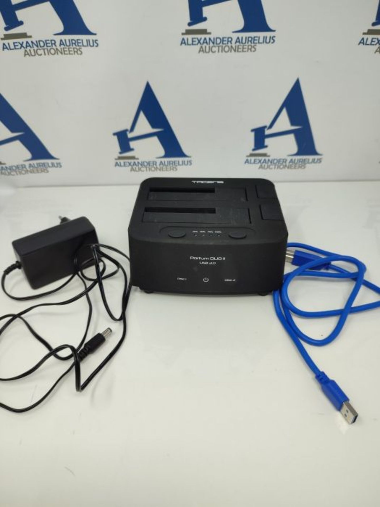 Tacens 25279 Docking Station USB 3.0 per 2 Dischi SATA I/II/III da 2.5 o 3.5 con Funzi - Image 2 of 3