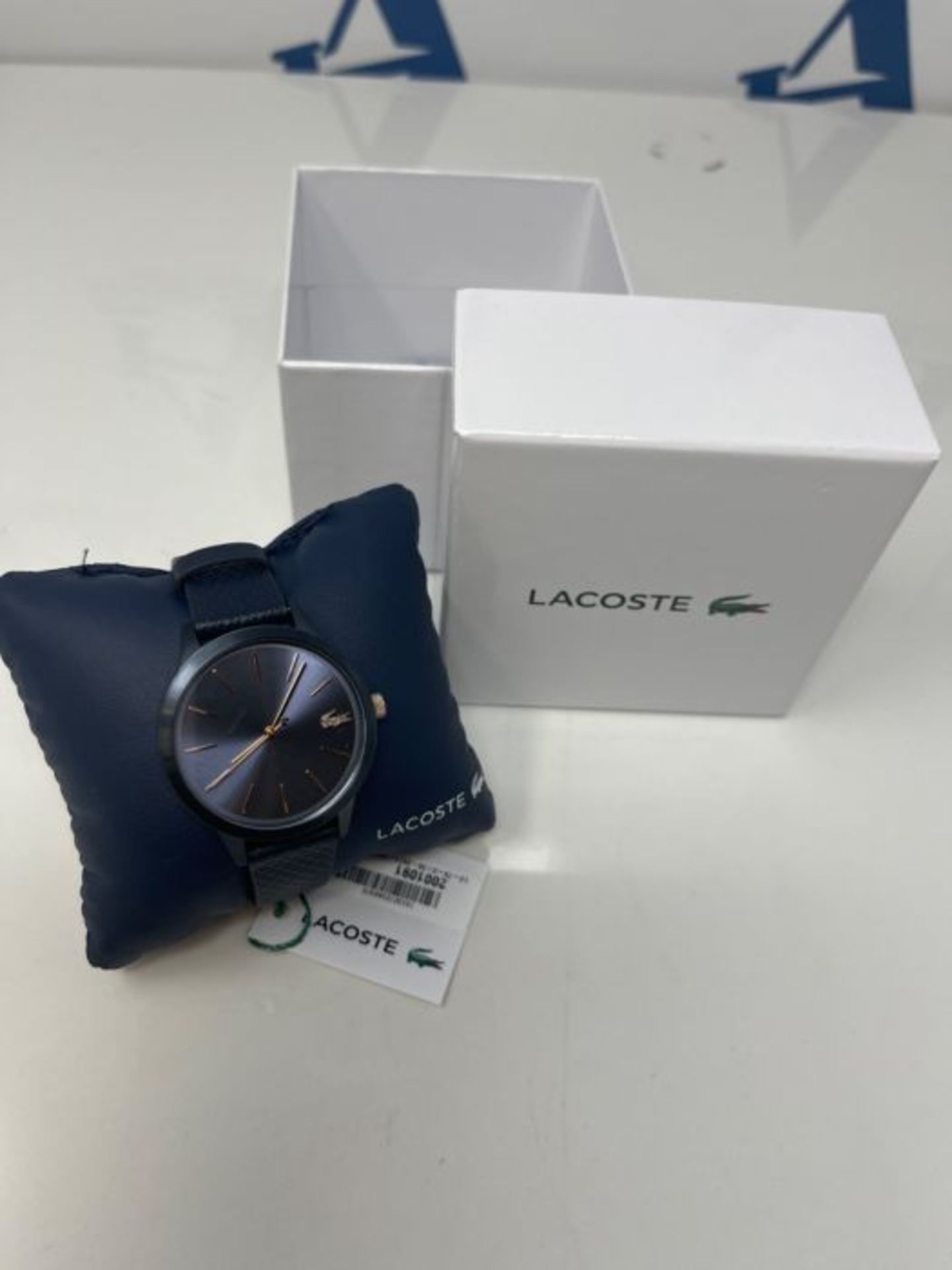 RRP £300.00 Lacoste Homme Analogique Quartz Montre avec Bracelet en Cuir 2001091 - Image 2 of 3