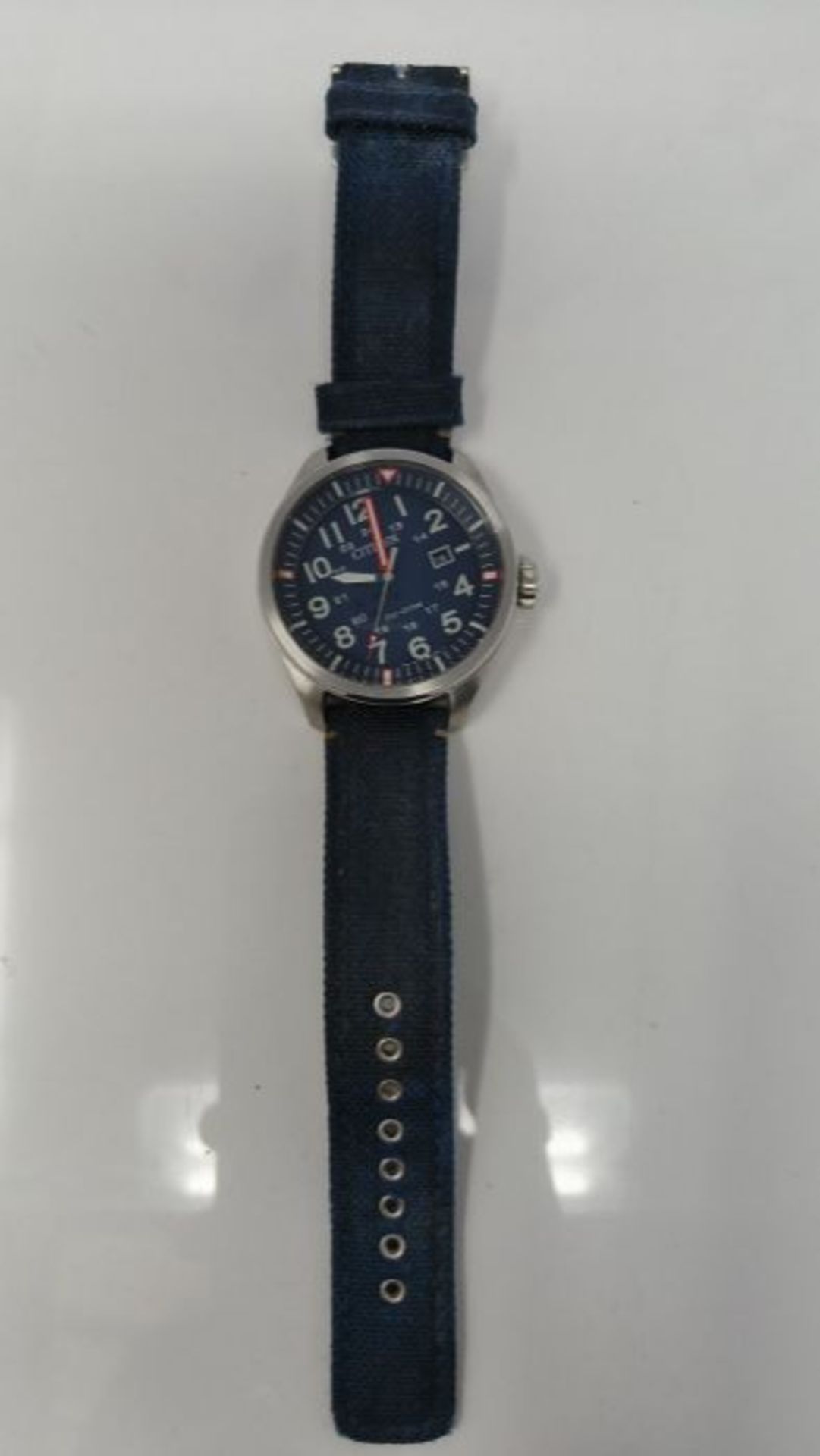 RRP £119.00 Citizen Herren Analog Quarz Uhr mit Nylon Armband AW5000-16L - Image 2 of 3