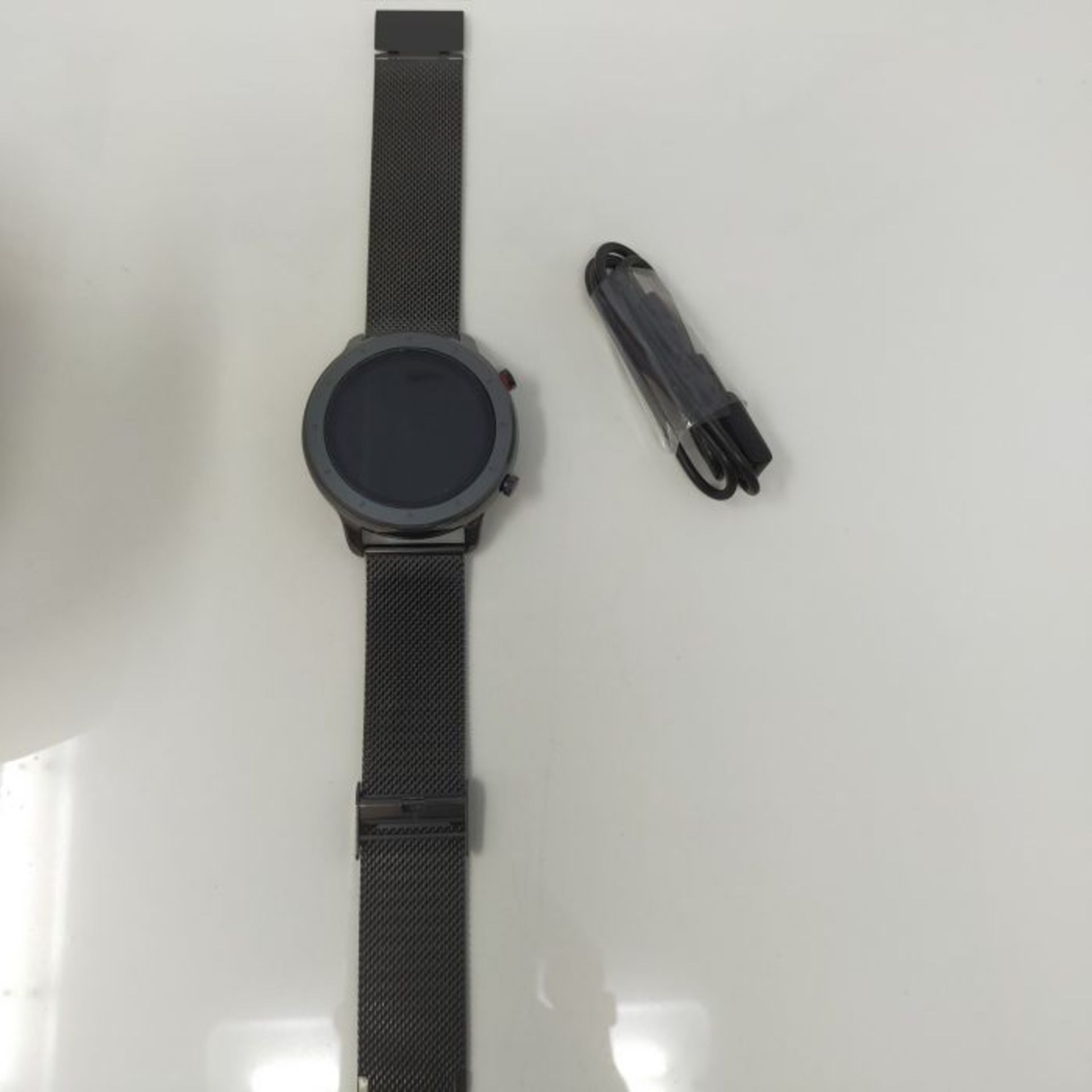 Voigoo Smartwatch Herren, 1,3 Zoll Armbanduhr mit personalisiertem Bildschirm, EKG,Her - Image 3 of 3