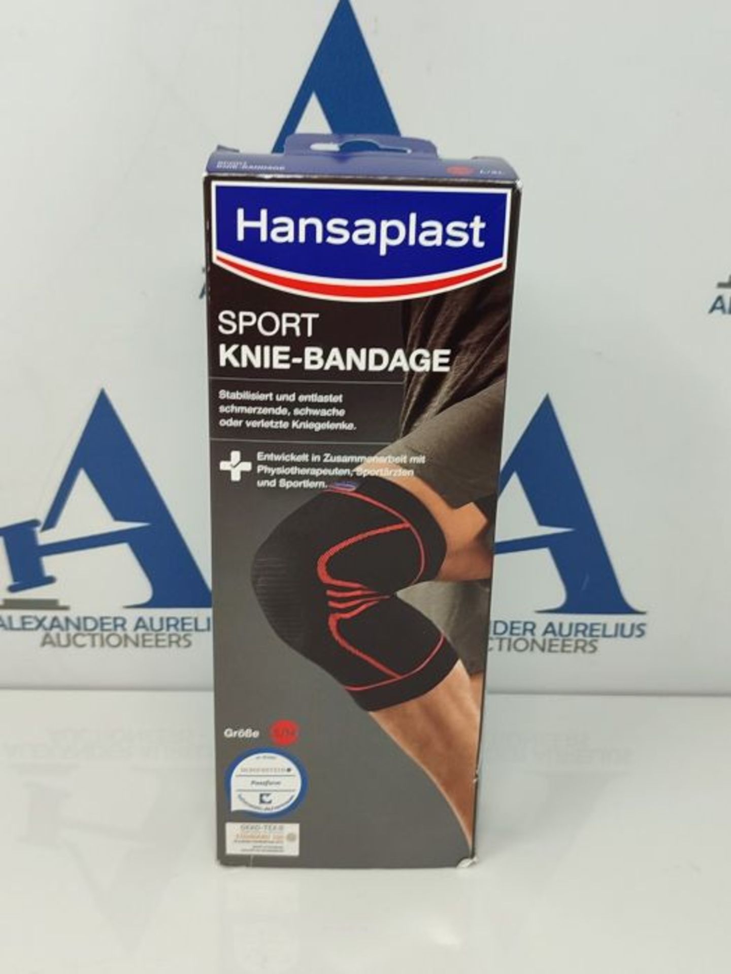 Hansaplast Sport Knie-Bandage, Kniebandage stabilisiert und unterst?tzt das Gelenk, Ba - Image 2 of 3