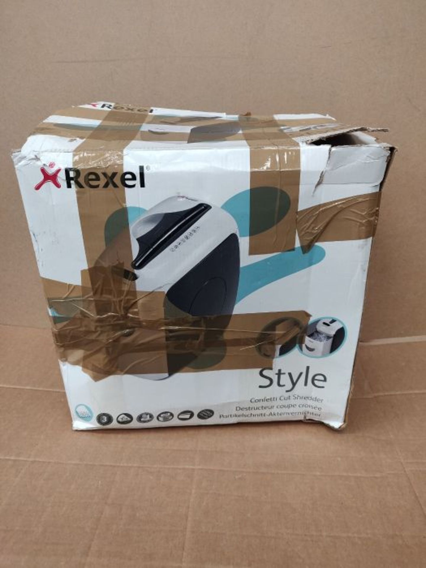 Rexel 2101942UK Style 5 Sheet Manual Cross Cut Shredder for Home or Small Office Use,