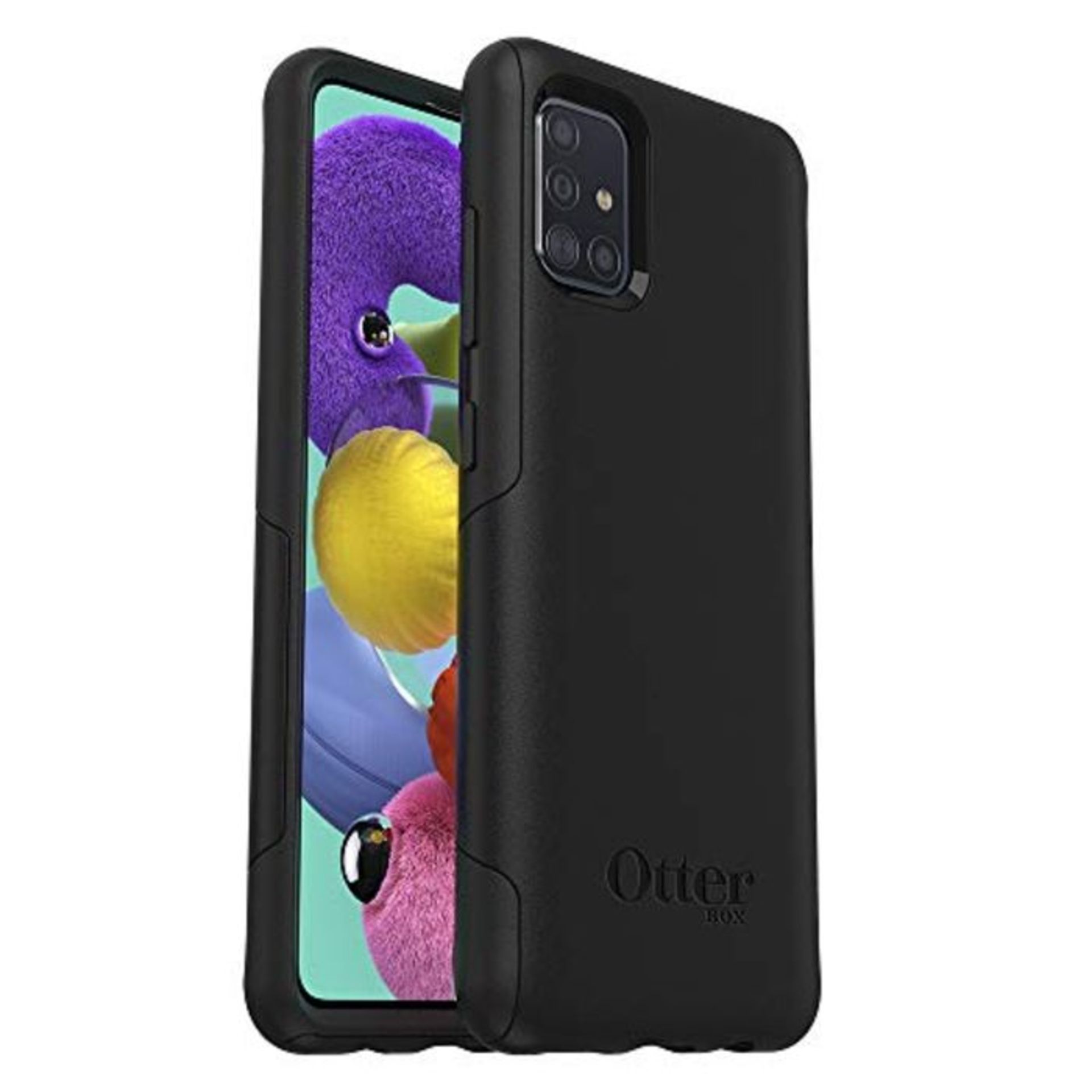 OtterBox 77-64872 for Galaxy A51, Drop Proof Protective Case, Commuter Lite, Black
