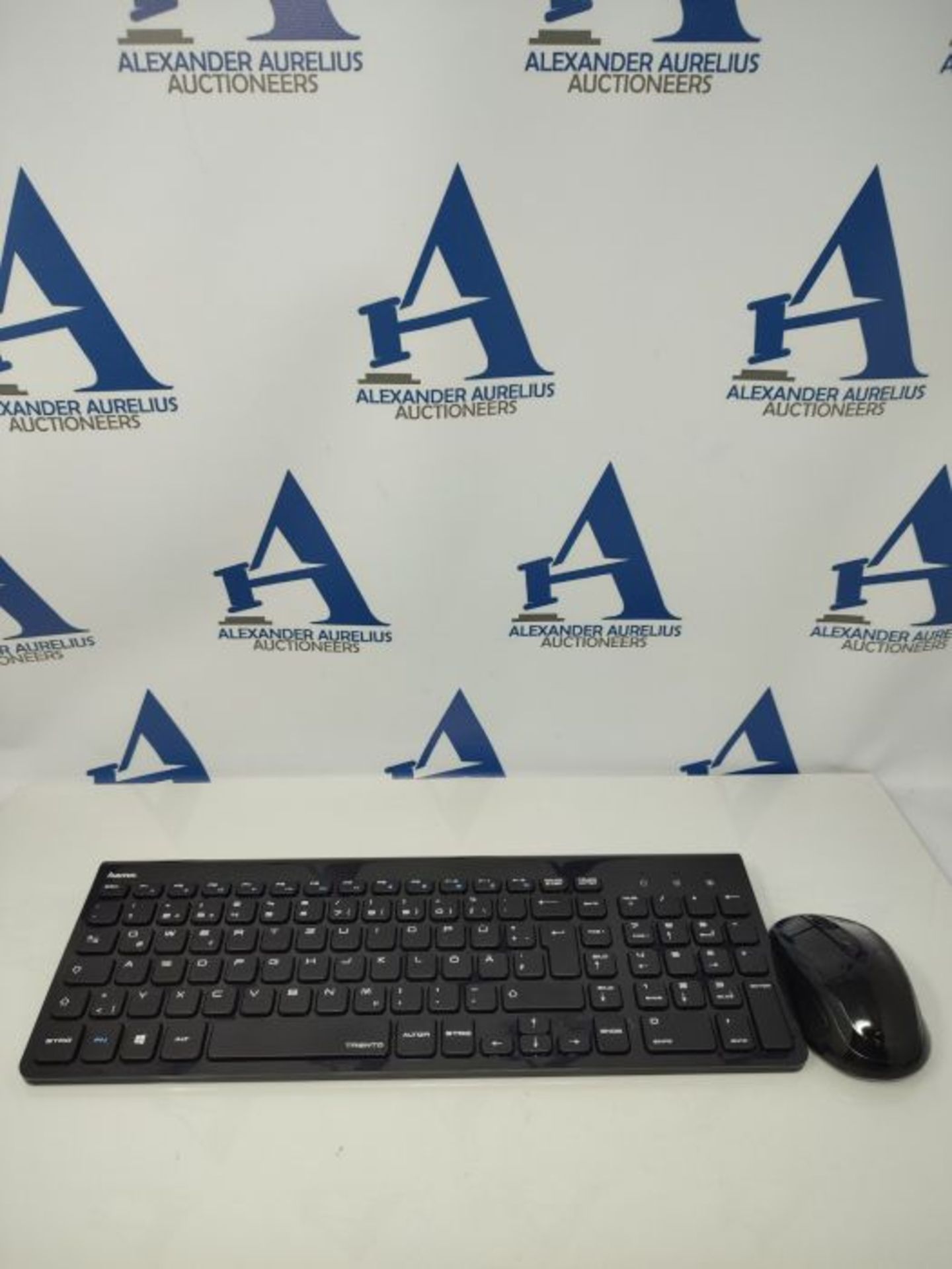 Hama Funk-Tastatur mit Maus Set kabellos (leise Computer-Tastatur mit flachen Tasten, - Image 2 of 2