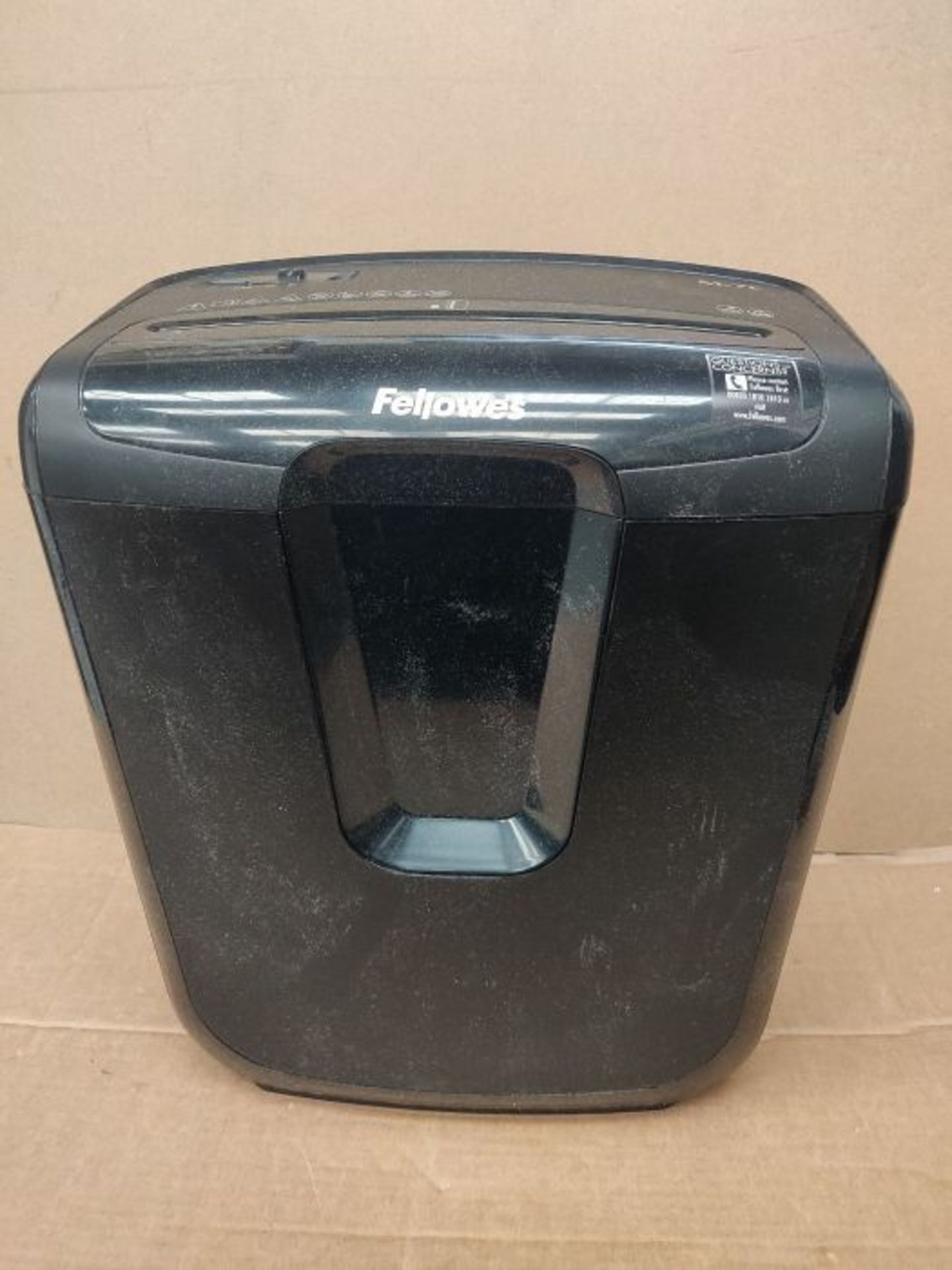 Fellowes Powershred M-7C Personal 7 Sheet Cross Cut Paper Shredder for Home Use - Image 3 of 3