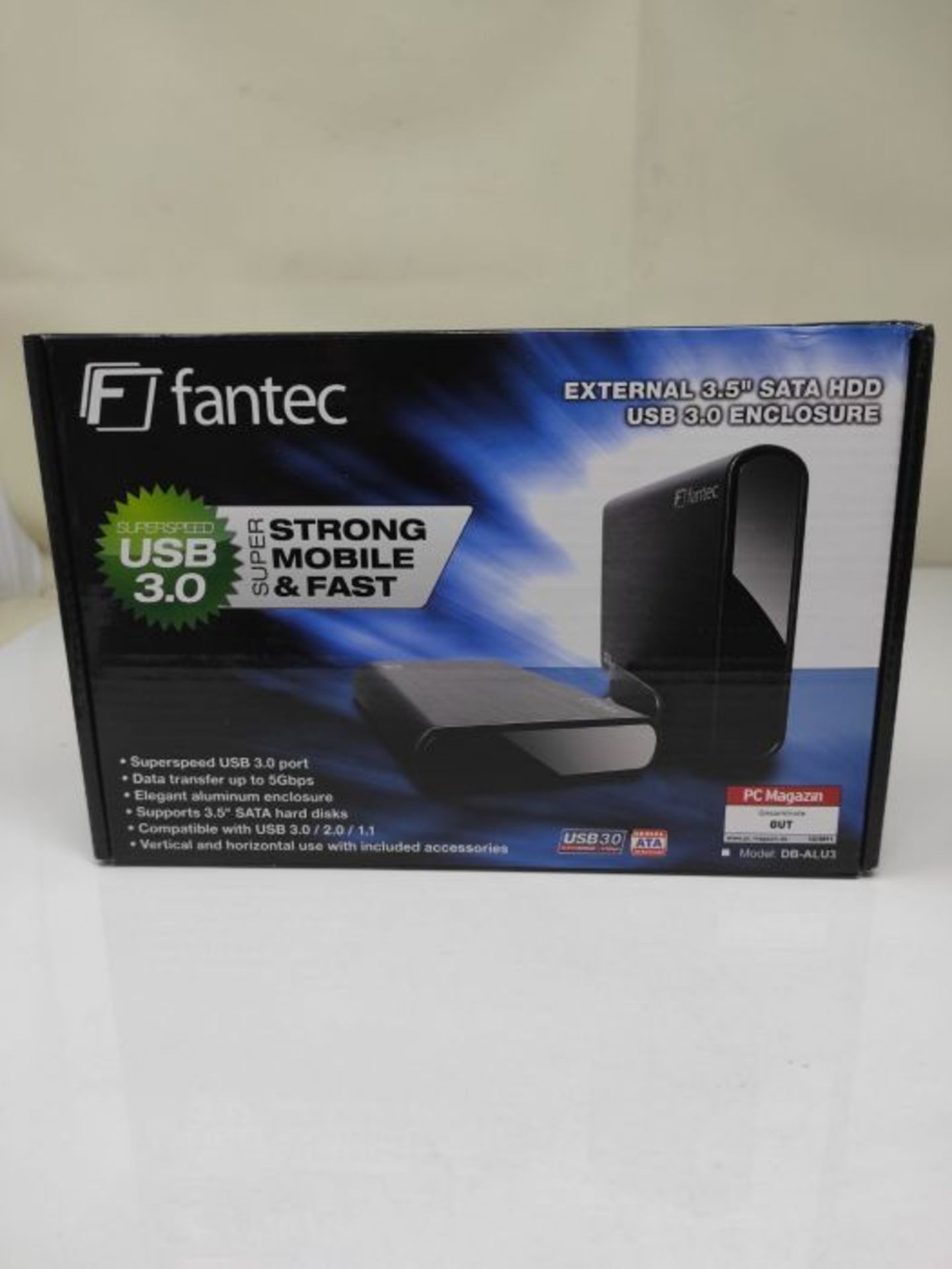 FANTEC DB-ALU3 Externes Festplattengehäuse (für den Einbau einer 8,89 cm (3,5 Zoll) - Image 2 of 3