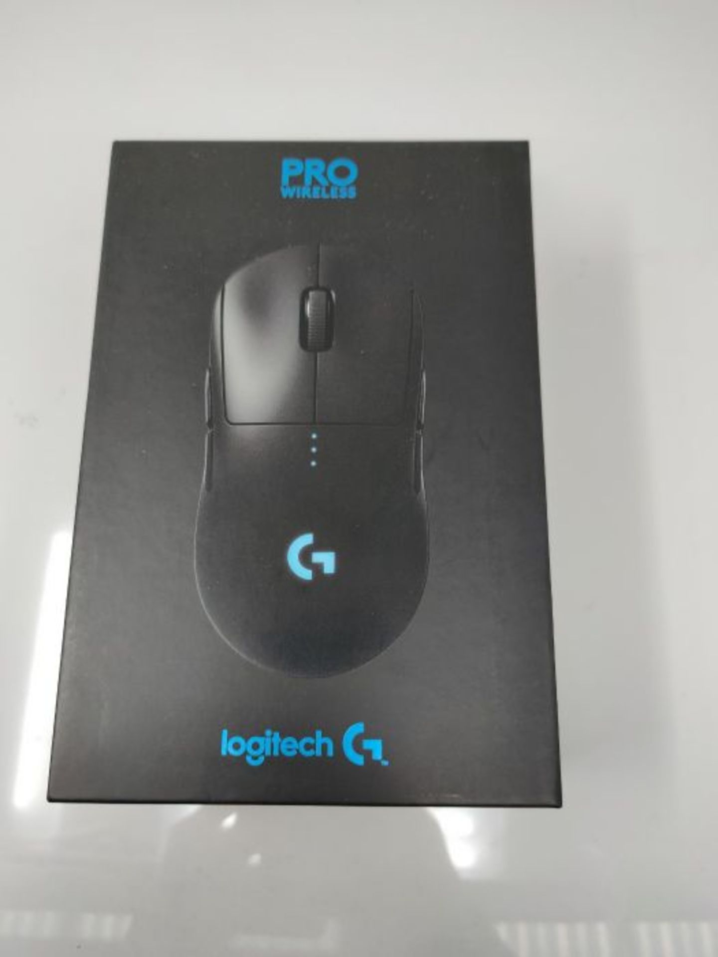 RRP £104.00 Logitech G PRO Wireless Gaming-Maus mit HERO 25K DPI Sensor, RGB-Beleuchtung, 4-8 prog - Image 2 of 3