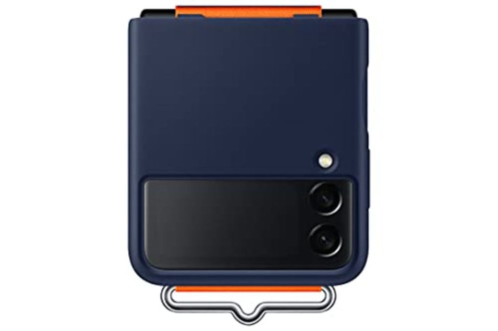 Samsung Silicone Cover with Strap custodia con fascia per Samsung Galaxy Z Flip3 5G, N