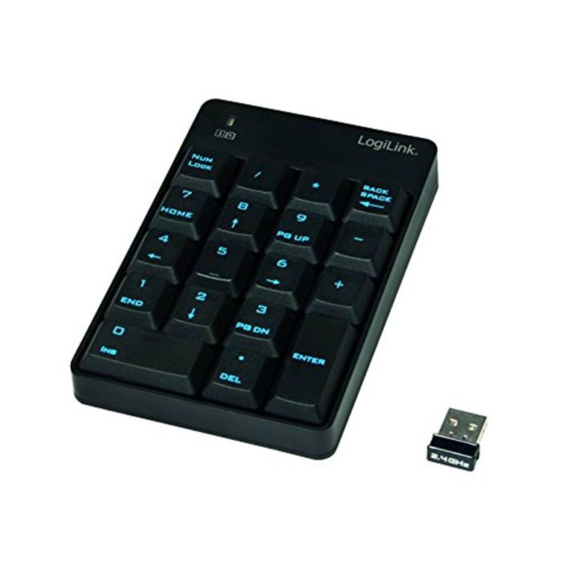 LogiLink ID0120 Wireless Numeric Keypad with 18 Keys