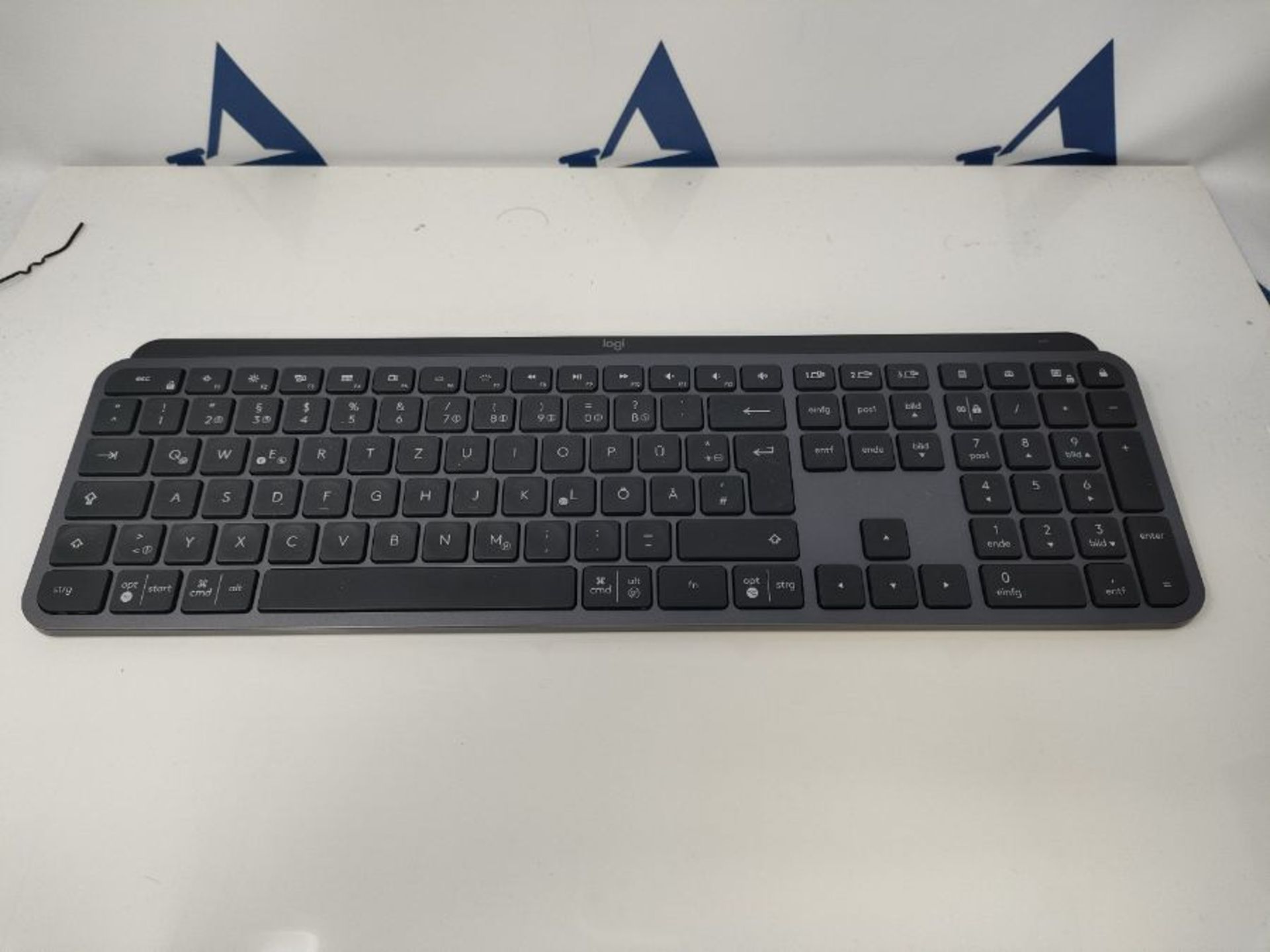 RRP £77.00 Logitech MX Keys Kabellose Tastatur, Bluetooth & USB-Empfänger, USB-C Anschluss, 5-Mo - Image 3 of 3