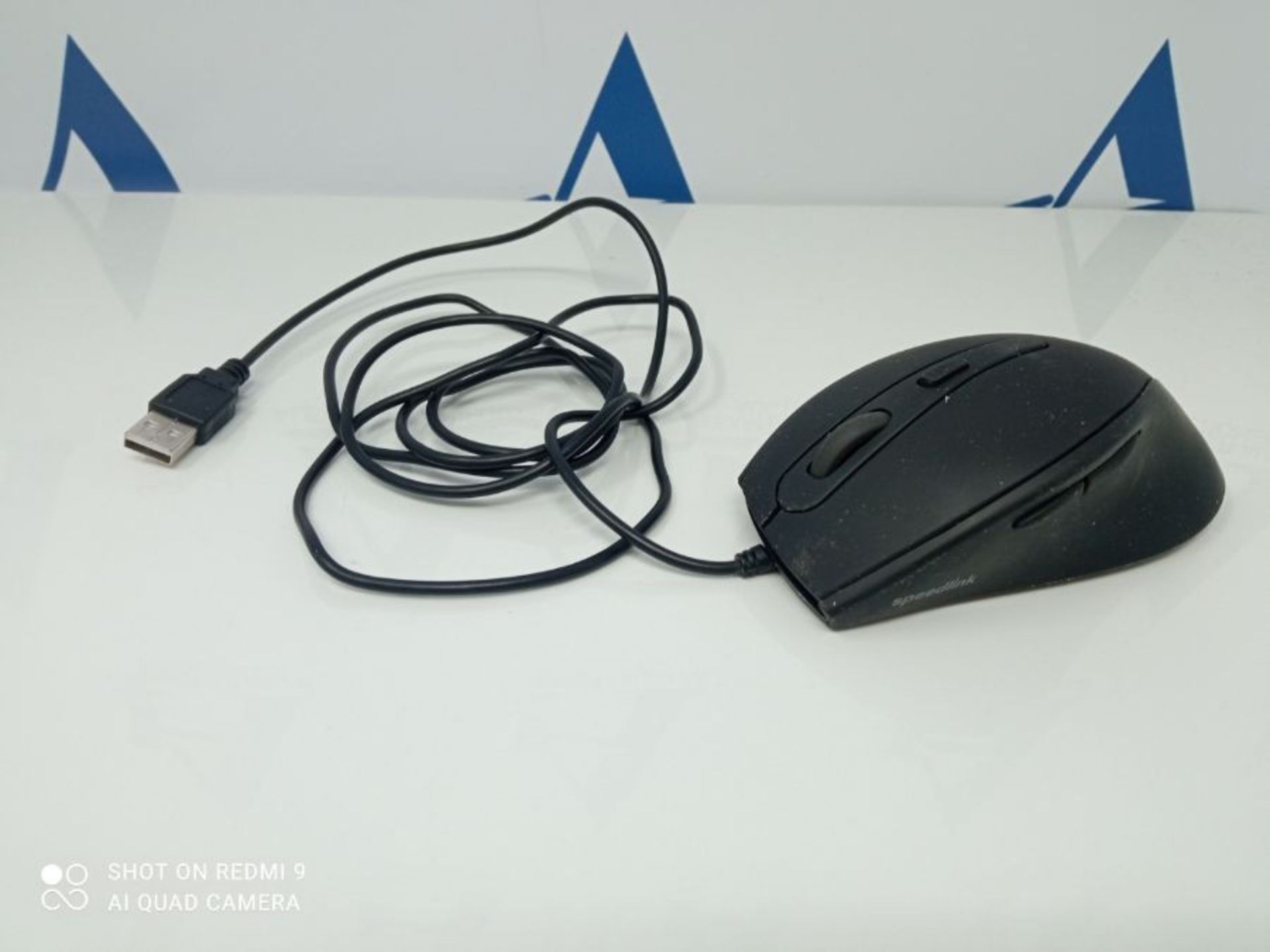 Speedlink AXON Silent Optical Mouse - USB Mouse- Ergonomic, Rubber/Black - Image 2 of 2