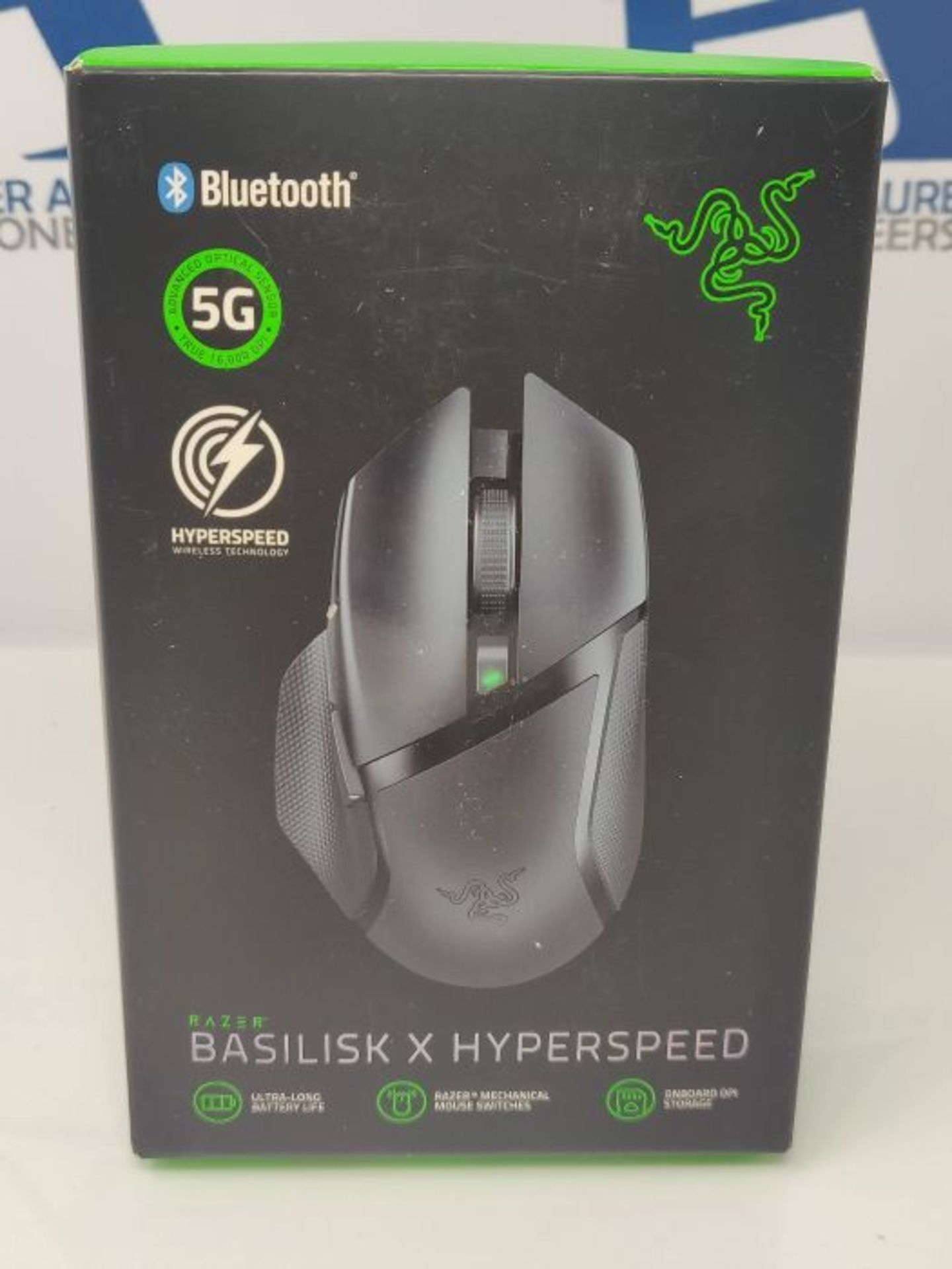RRP £54.00 Razer Basilisk X Hyperspeed Mouse da Gaming Wireless con Tecnologia HyperSpeed, Sensor - Image 2 of 3