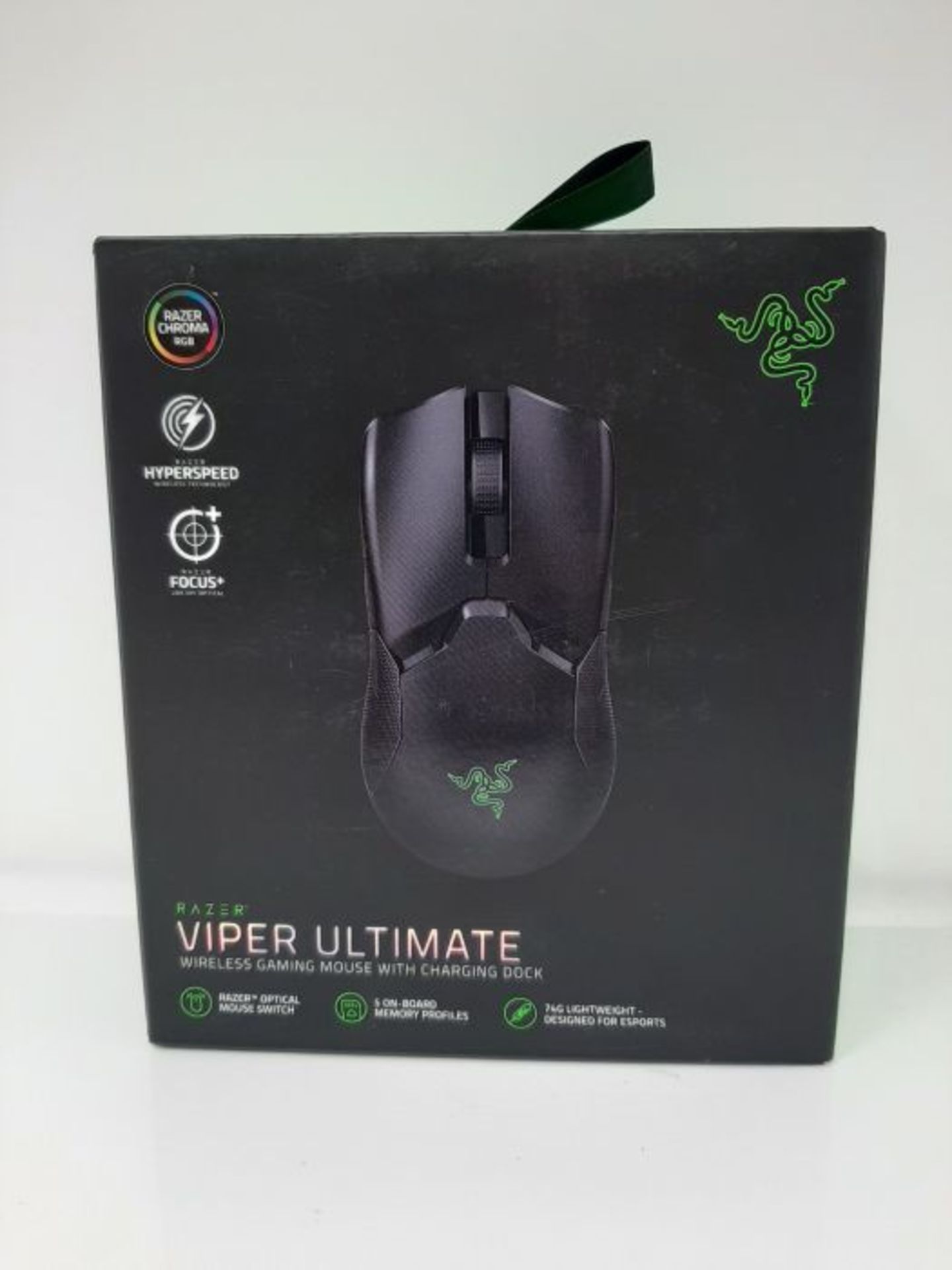 RRP £109.00 [INCOMPLETE] Razer Viper Ultimate Ambidextrous Gaming Mouse with Charging Dock - Black - Image 2 of 3