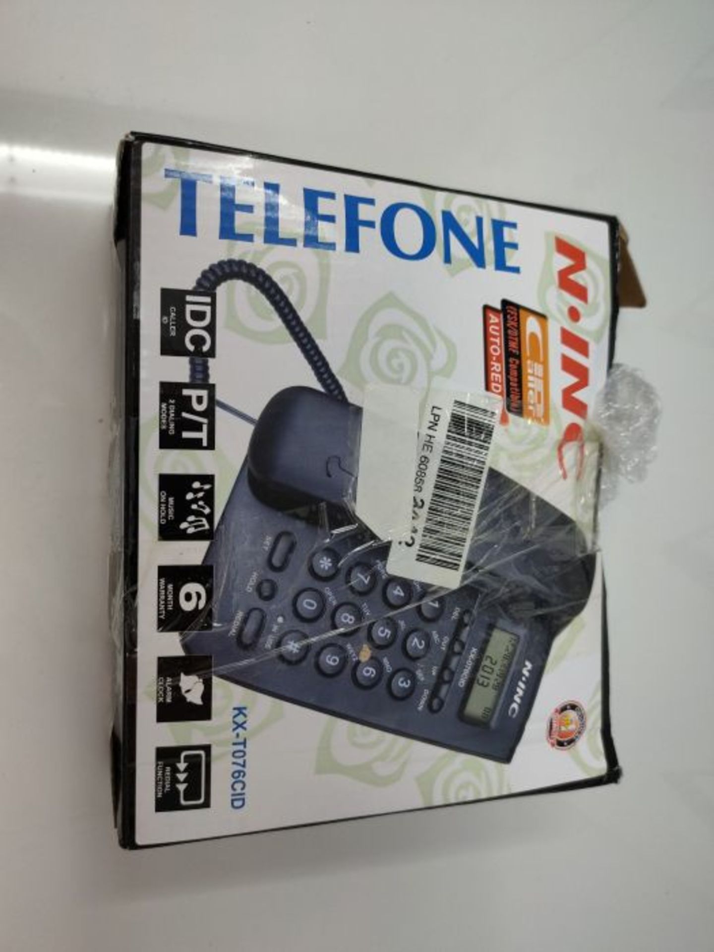 Kabelgebundenes schnurgebundenes Telefon, Festnetztelefon mit Festnetzanschluss (FSK/D - Image 2 of 3
