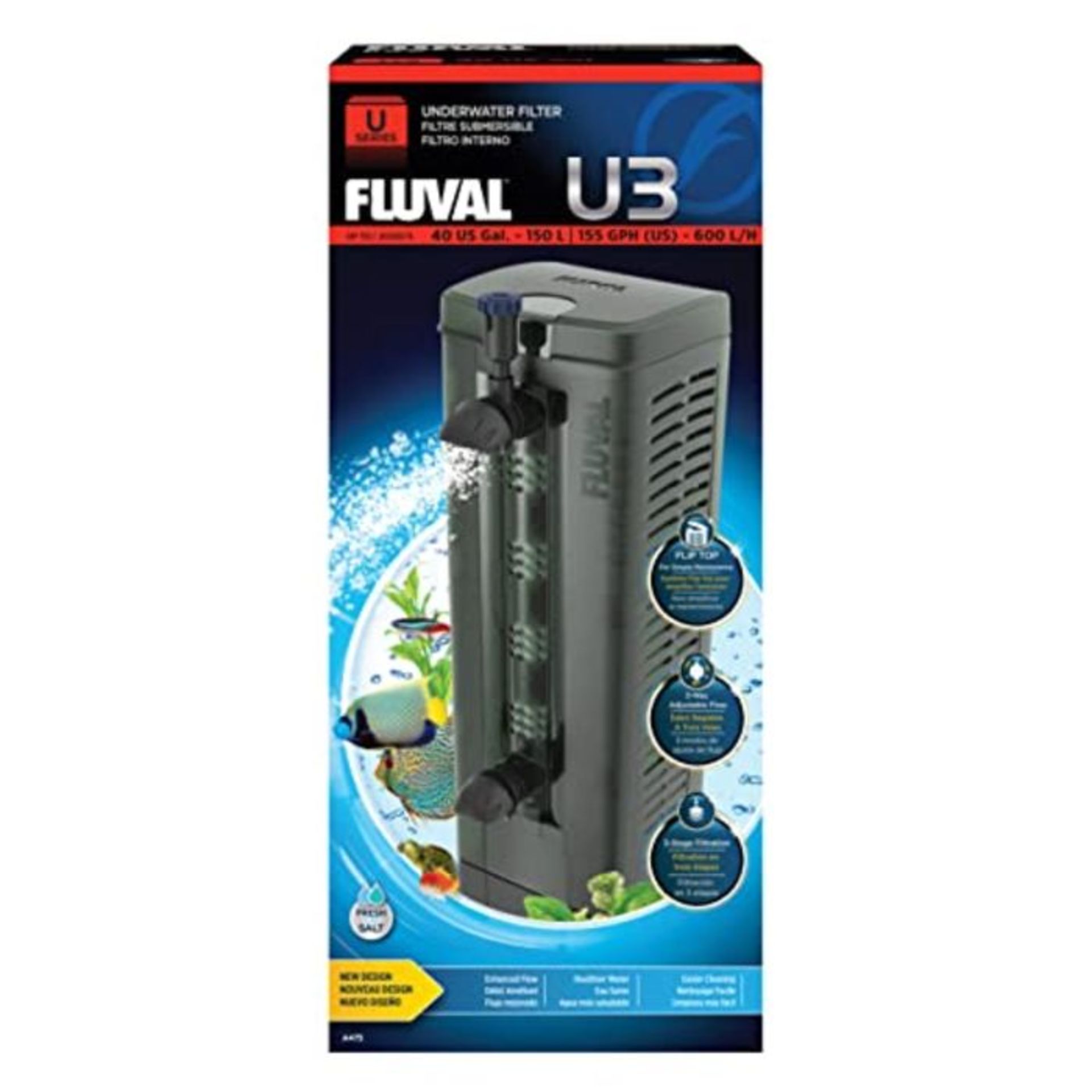 Fluval Filtro Interno U3, 150 L