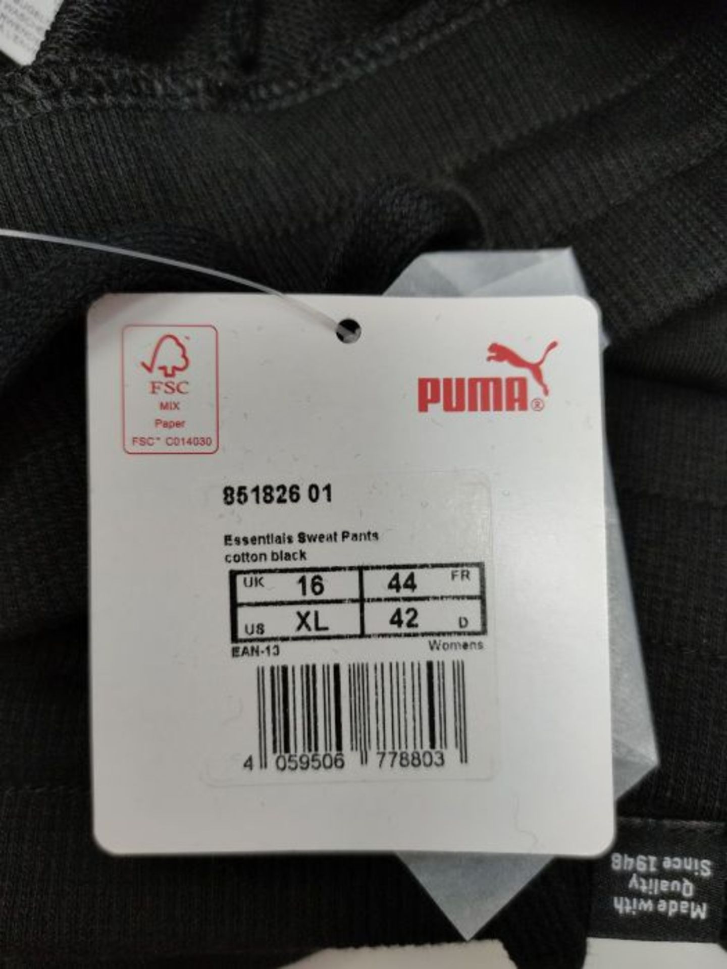 Puma Essentials W Swt, Pantaloni Tuta, Donna, Nero (Cotone Black), XL - Image 3 of 3