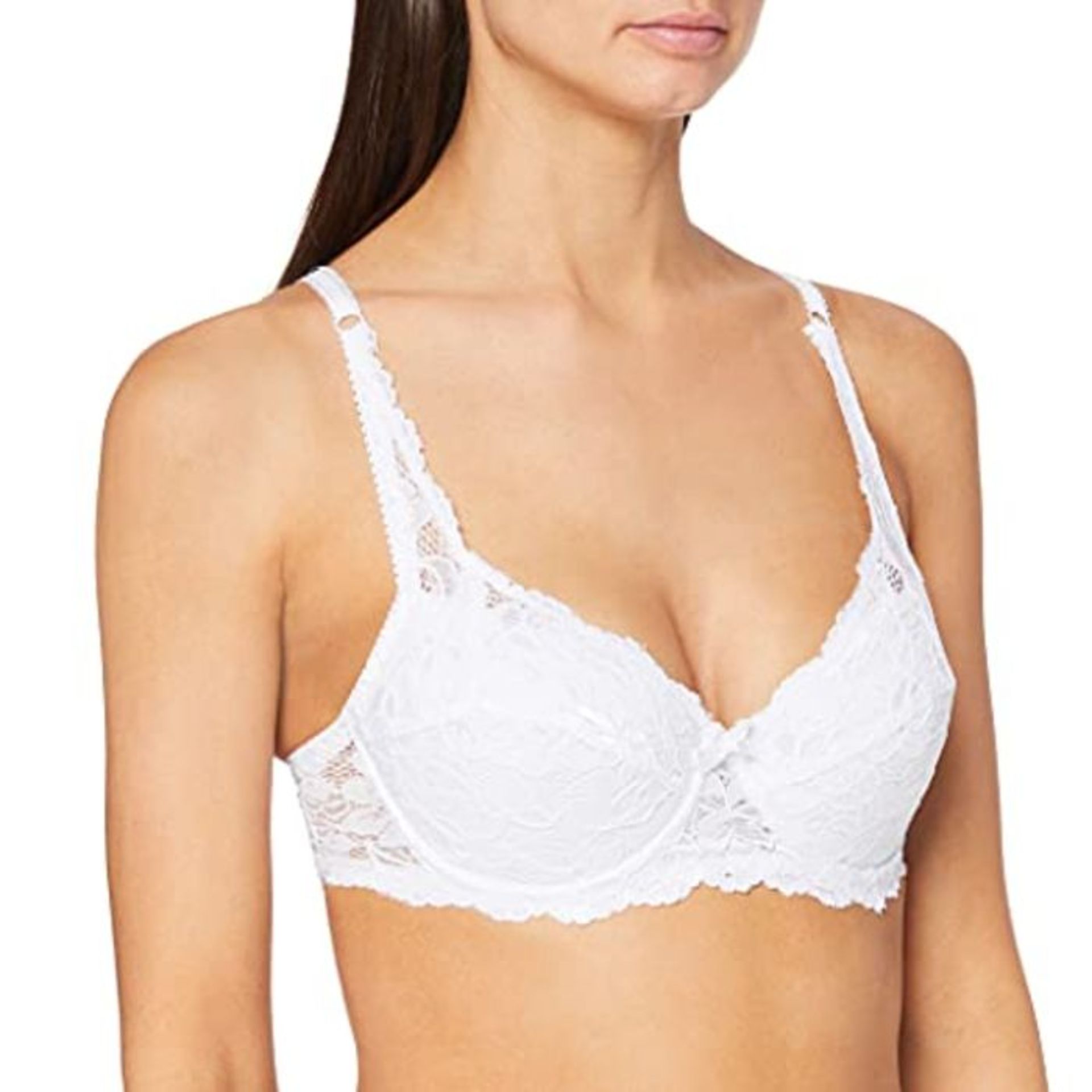 FM London Women's Lace Push Up Bra | Padded, Underwired, Full Cup