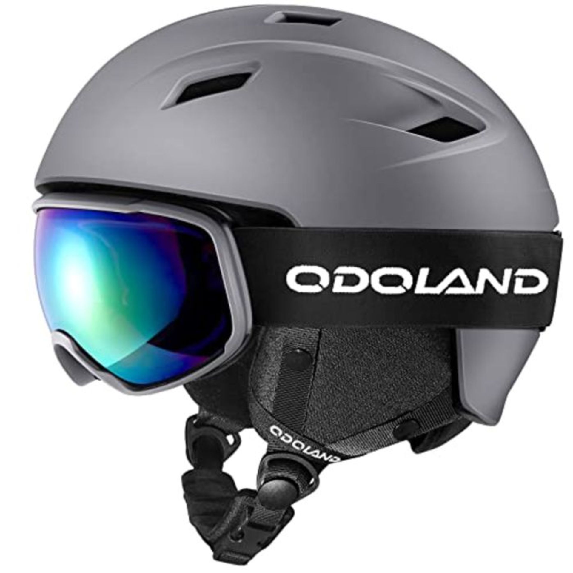 Odoland Skihelm und Skibrille Set, Snowboardhelm mit Snowboardbrille fÃ¼r Erwachsene