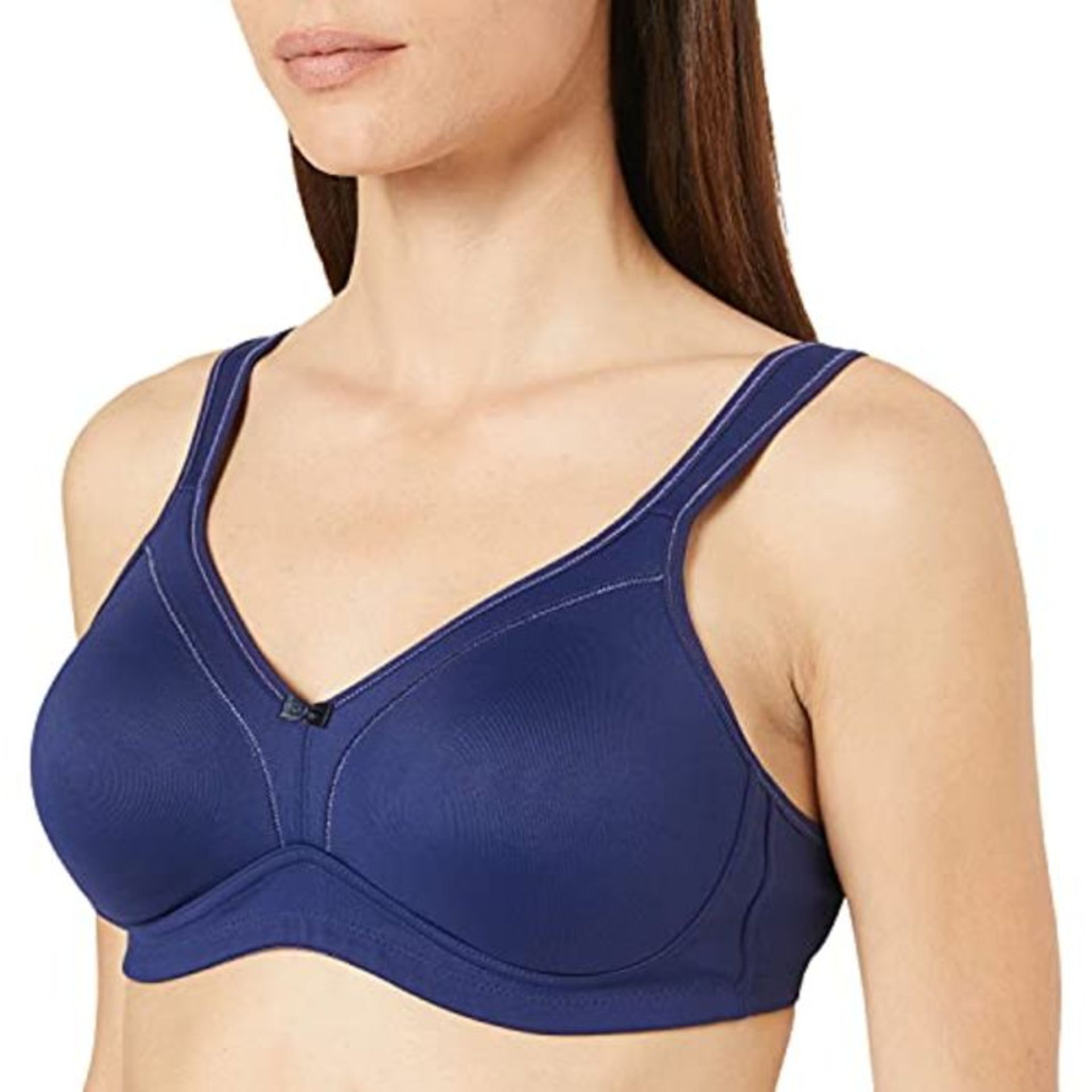 Susa Women's Topsy BHs ohne Bügel Bra -Blue(Navy) 90C