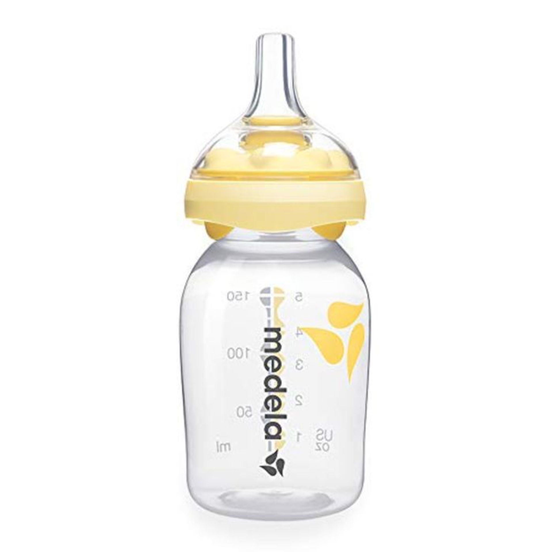 Medela Slow Flow BPA-Free Breastmilk Teat with 150 ml Bottle - Teat with freezer and f