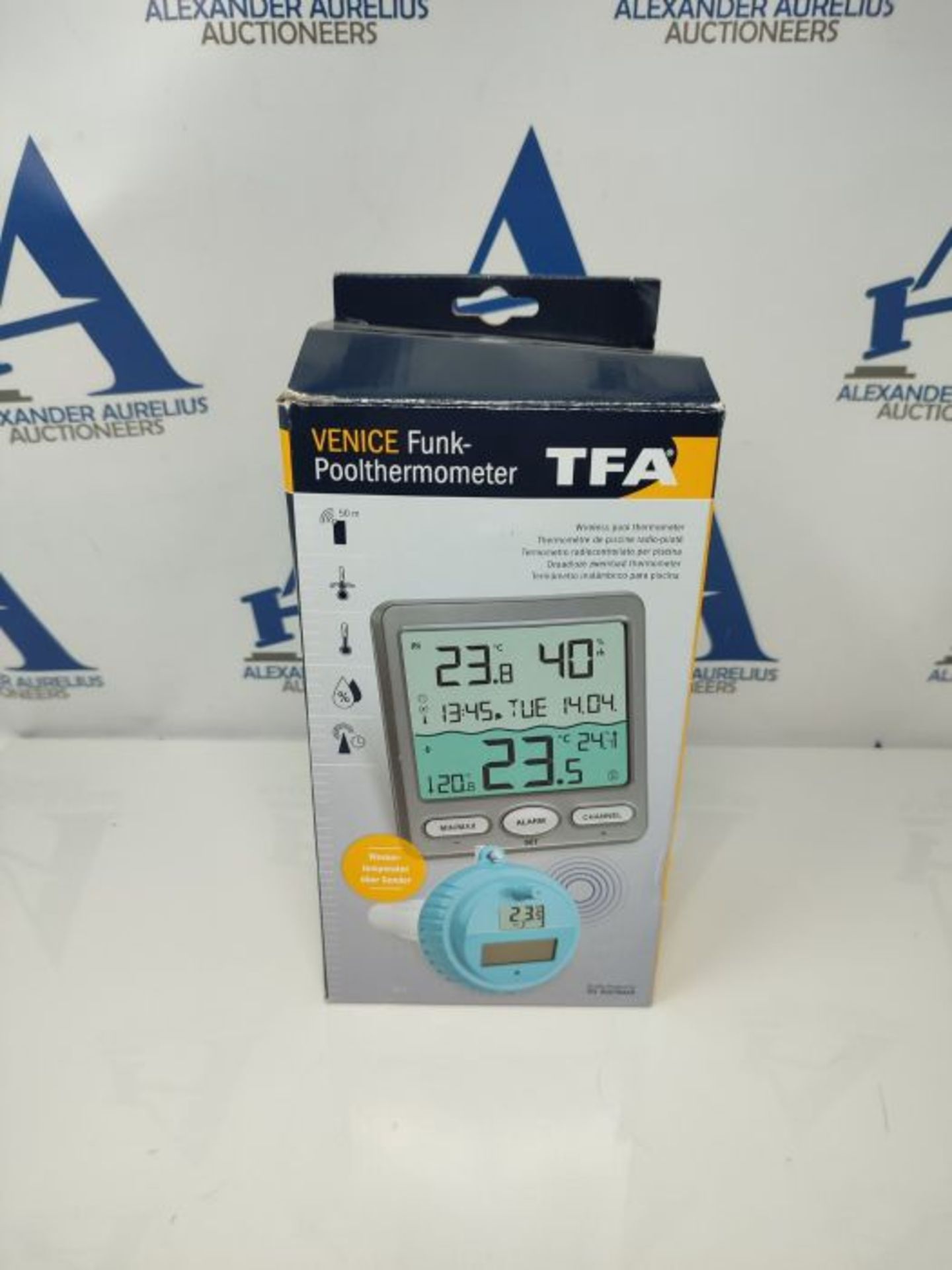 TFA Dostmann Pool Thermometer VENICE 30,3056,10, for Monitoring of Temperature of Wate - Image 2 of 3