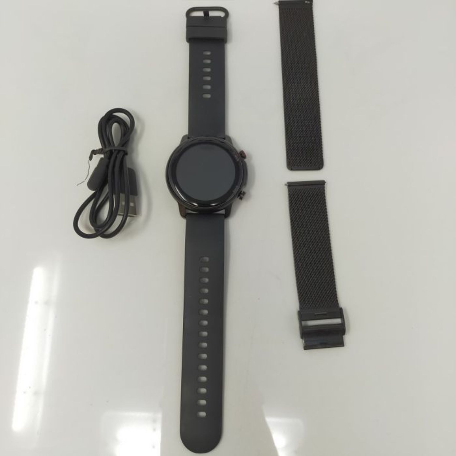 DIKTOYOU Smartwatch Men's Fitness Watch with Pedometer IP68 Waterproof Sports Watch wi - Image 3 of 3