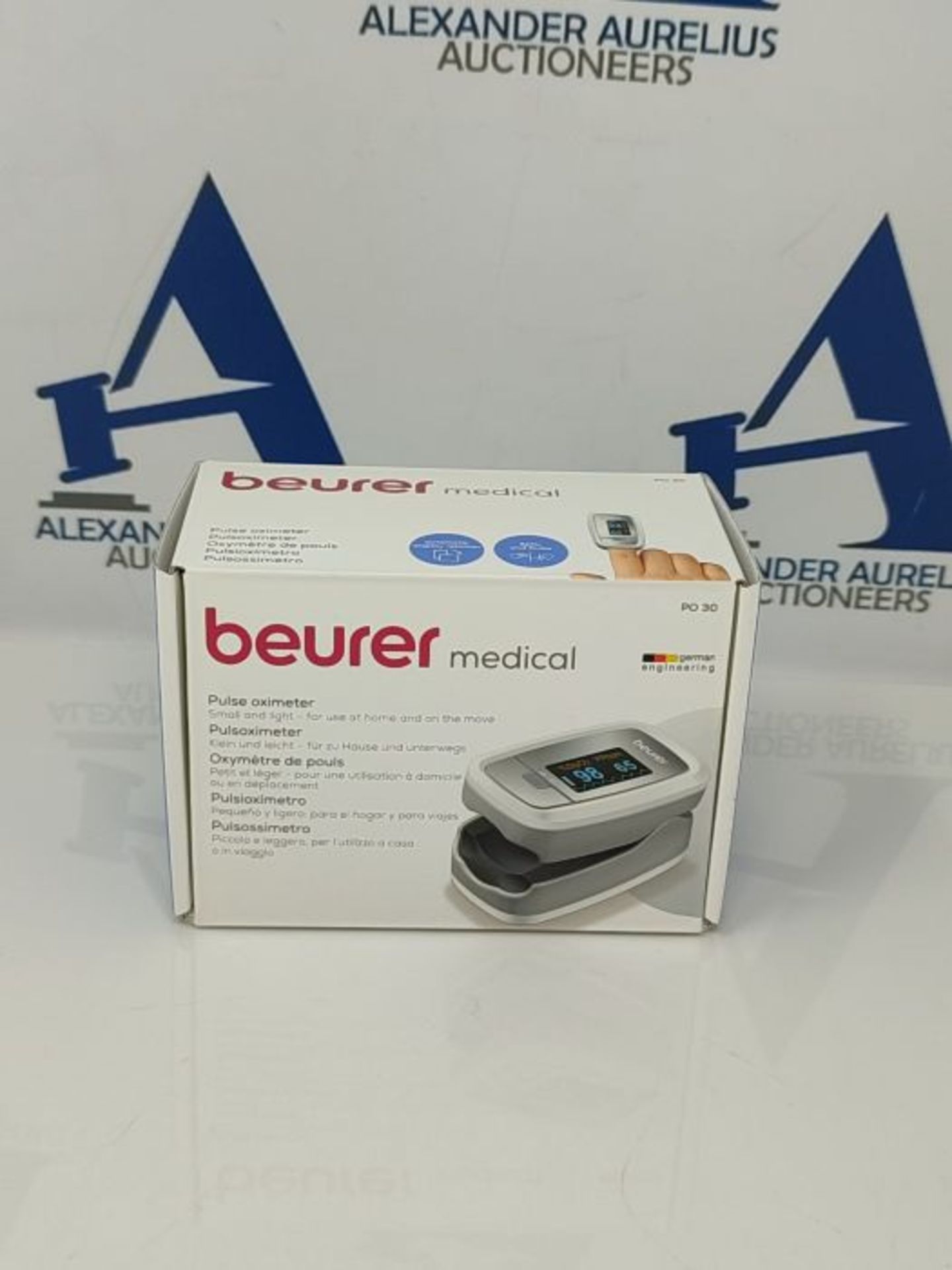 Beurer PO30 Pulse Oximeter | Determination of heart rate and arterial oxygen saturatio - Image 2 of 3