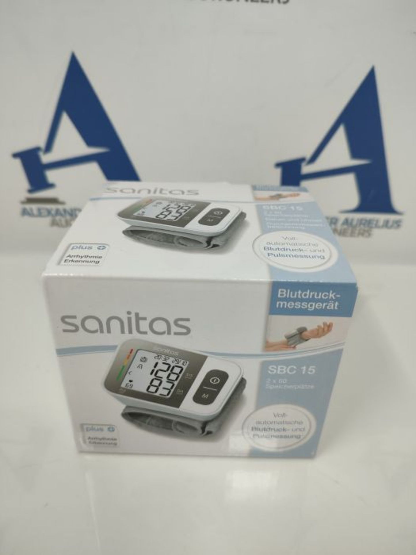 Sanitas SBC 15 Wrist blood pressure monitor, fully automatic blood pressure and pulse - Image 2 of 3