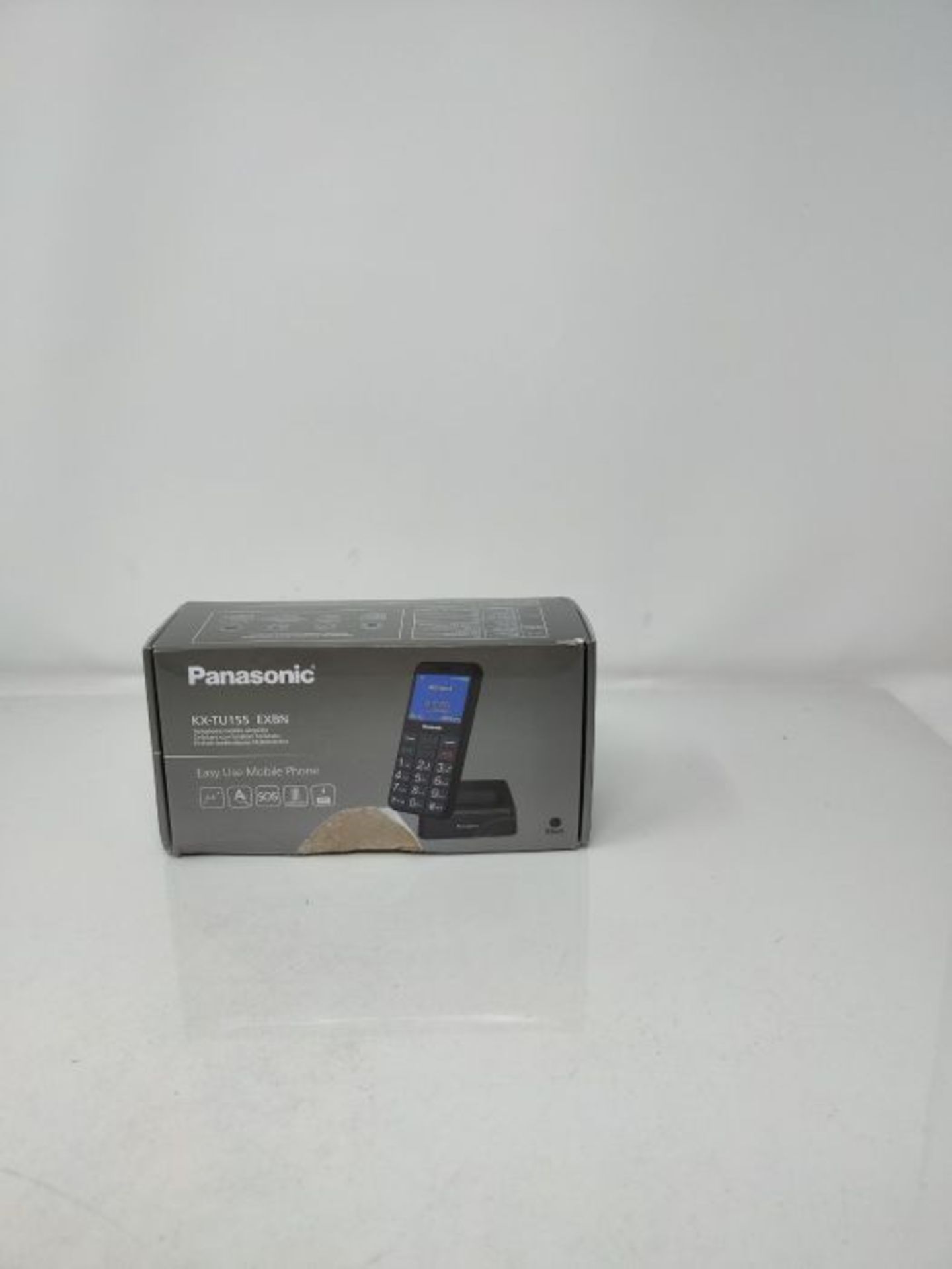 Panasonic KX-TU155 EXBN Easy Use Mobile Phone - Image 3 of 4