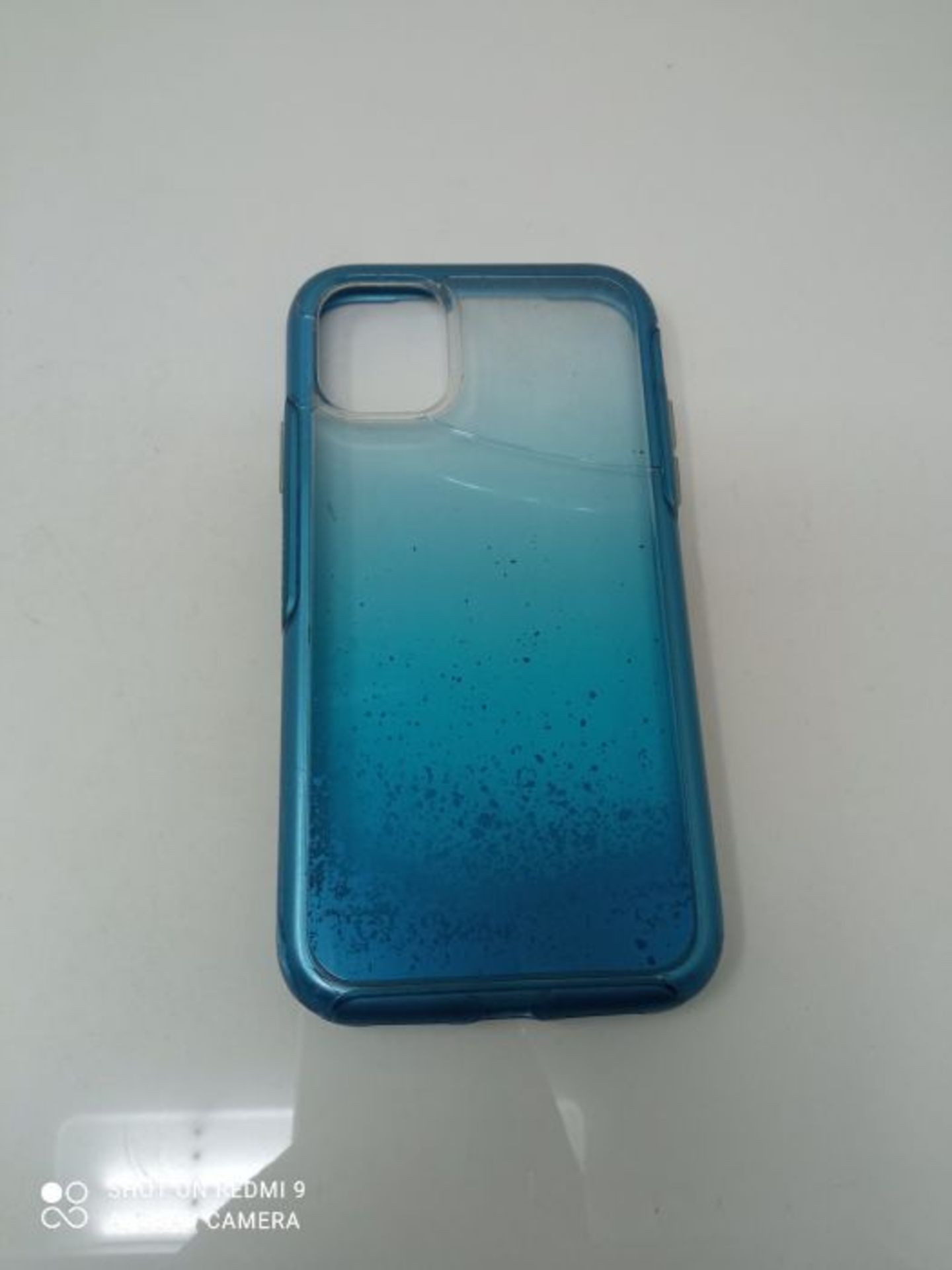 OtterBox Symmetry Clear Series, Clear Confidence for iPhone 11 - Blue (77-62822) - Image 4 of 4