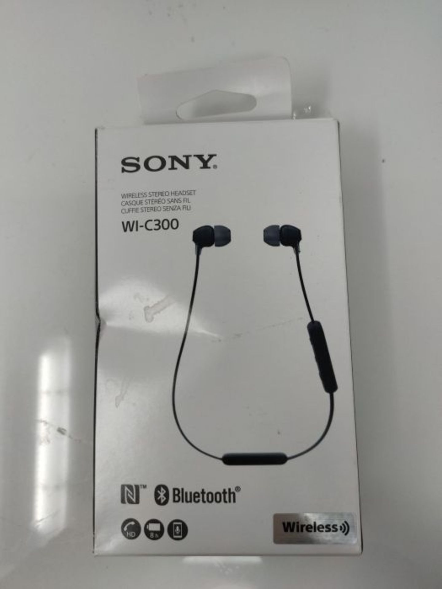 Sony WI-C300 Intrauricolare senza Fili, Bluetooth, Nero - Image 2 of 6