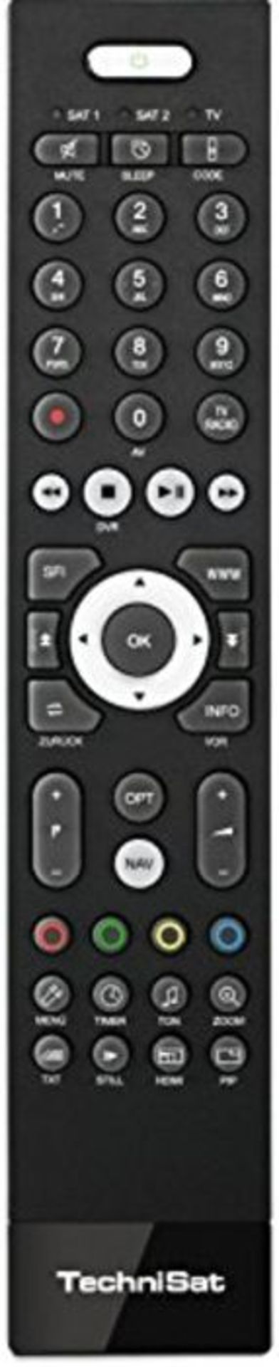 Technisat TechniControl Remote Control for Digital Receiver Black - Image 3 of 4