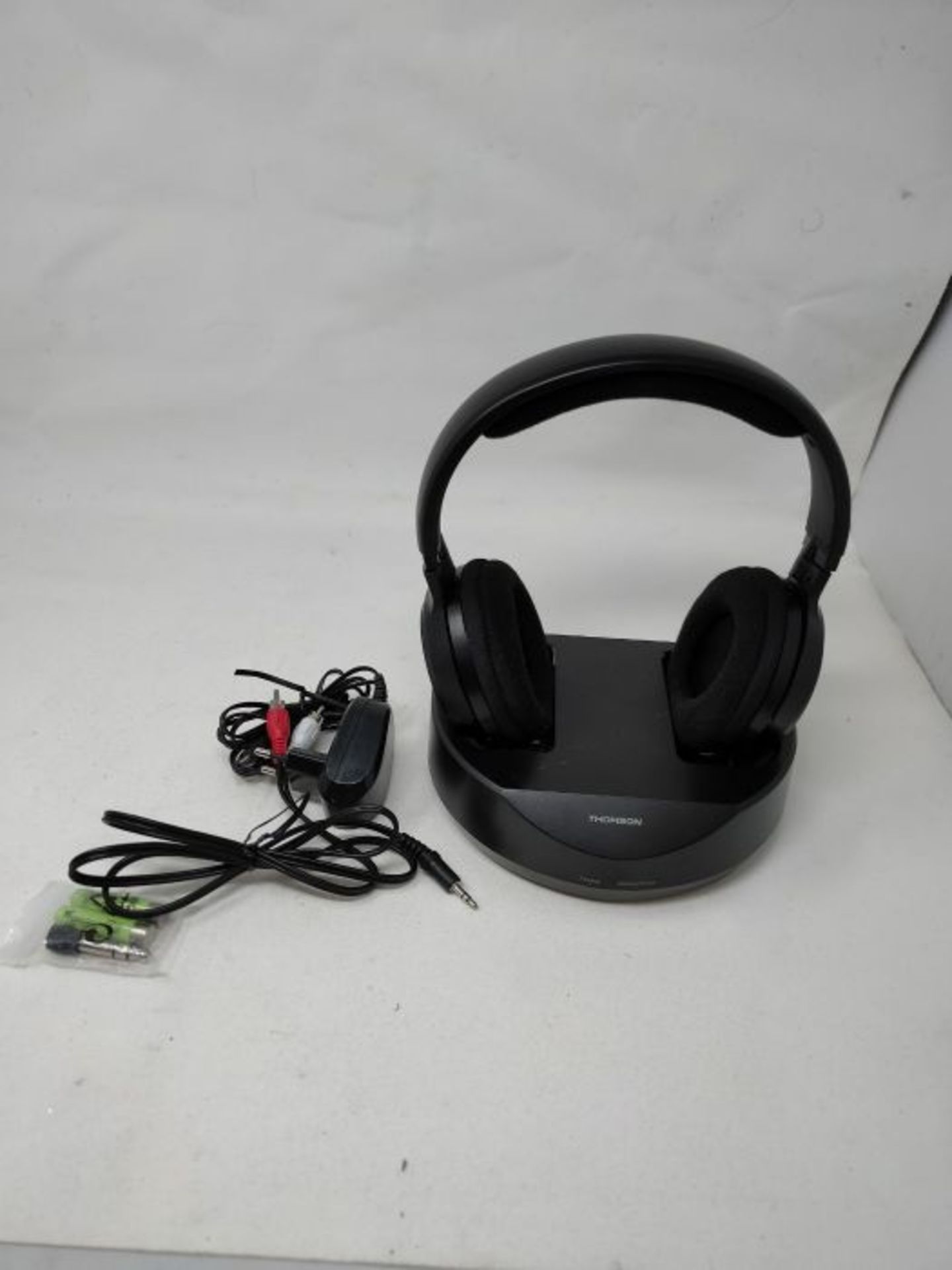 RRP £58.00 Thomson WHP 3001 Wireless Headphones for Portable Music Players 863 MHz, Black - Image 3 of 6