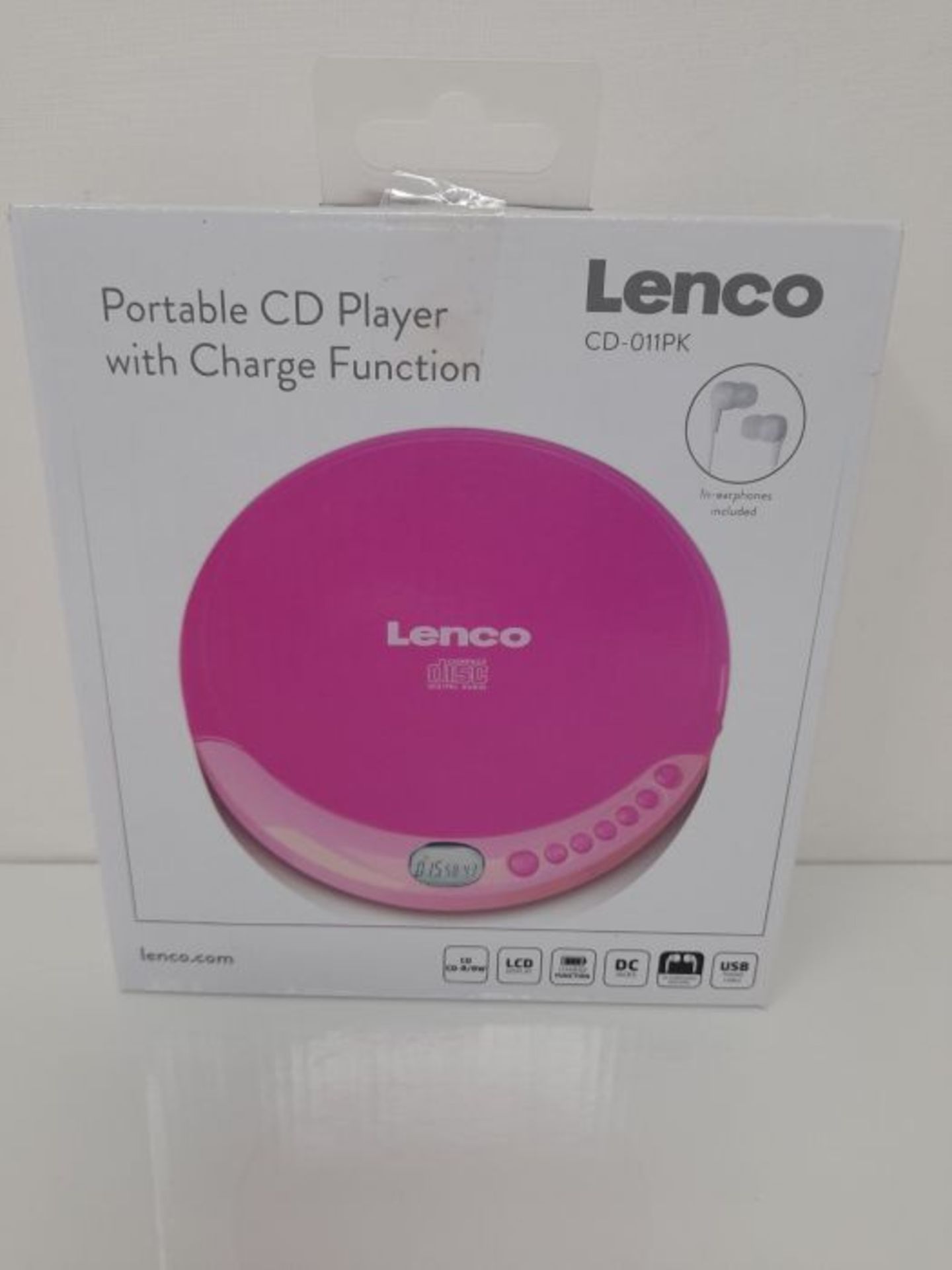 [INCOMPLETE] Lenco CD-011 - Portable CD Player Walkman - Diskman - CD Walkman - with H - Image 5 of 6