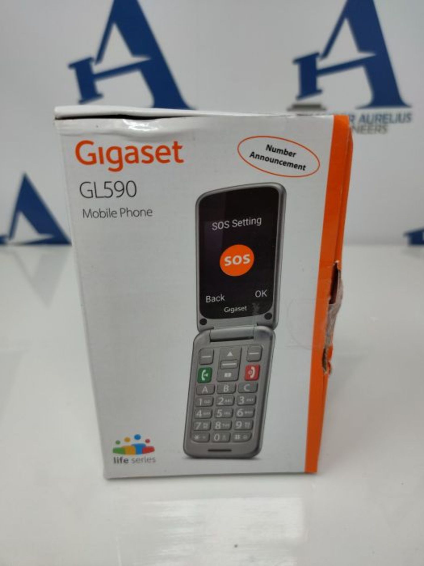 RRP £61.00 Gigaset GL590 GSM , Senioren GSM Handy mit SOS-Funktion , einfache Bedienung mit 2,8" - Image 5 of 6