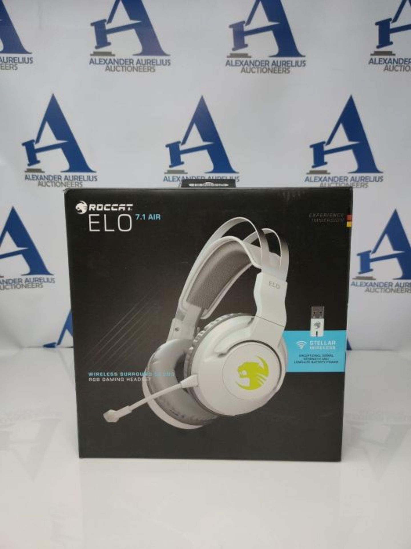 RRP £73.00 [CRACKED] Roccat Elo 7.1 Air PC Wireless Gaming Headset, Surround Sound Headphones wit - Image 5 of 6