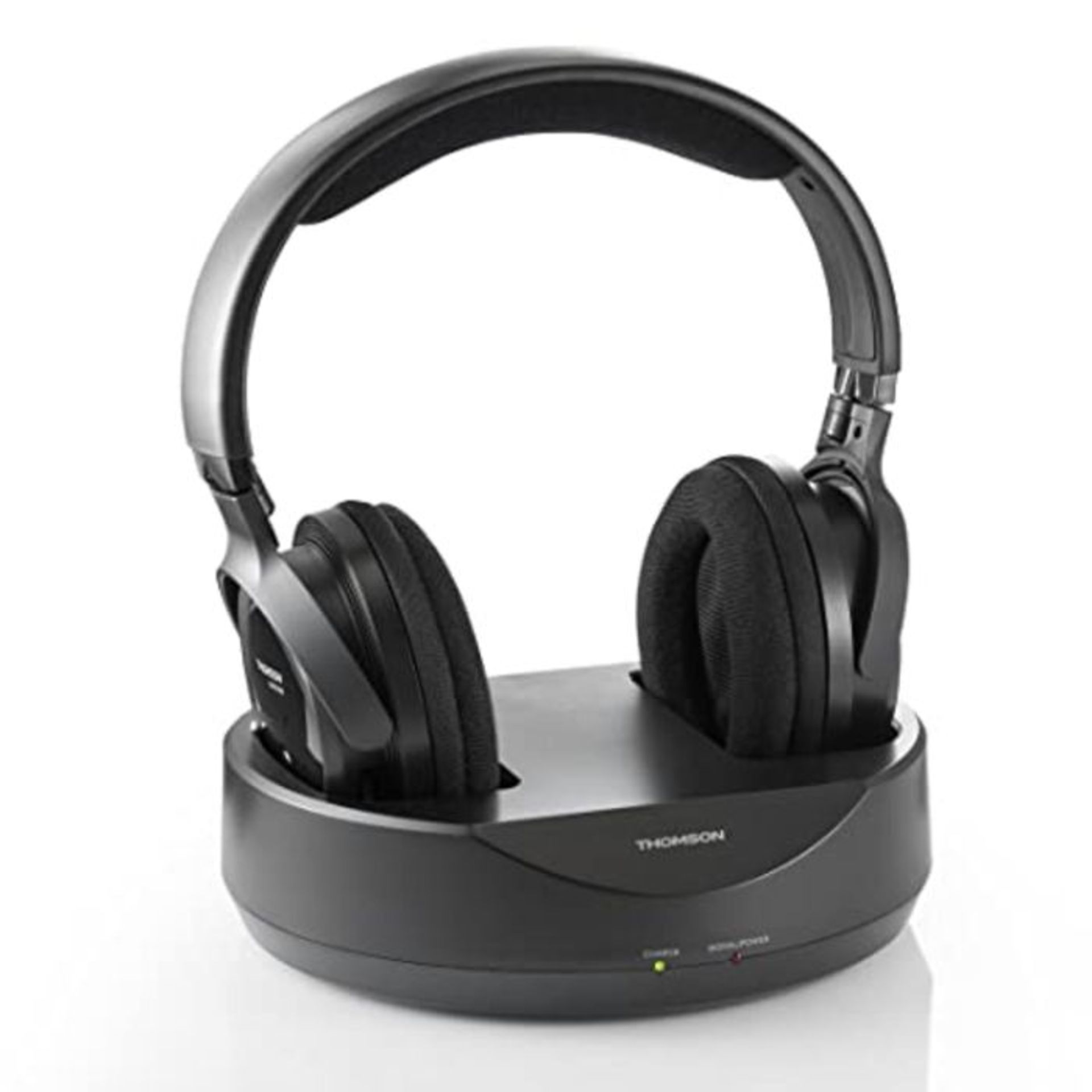 RRP £58.00 Thomson WHP 3001 Wireless Headphones for Portable Music Players 863 MHz, Black - Image 4 of 6