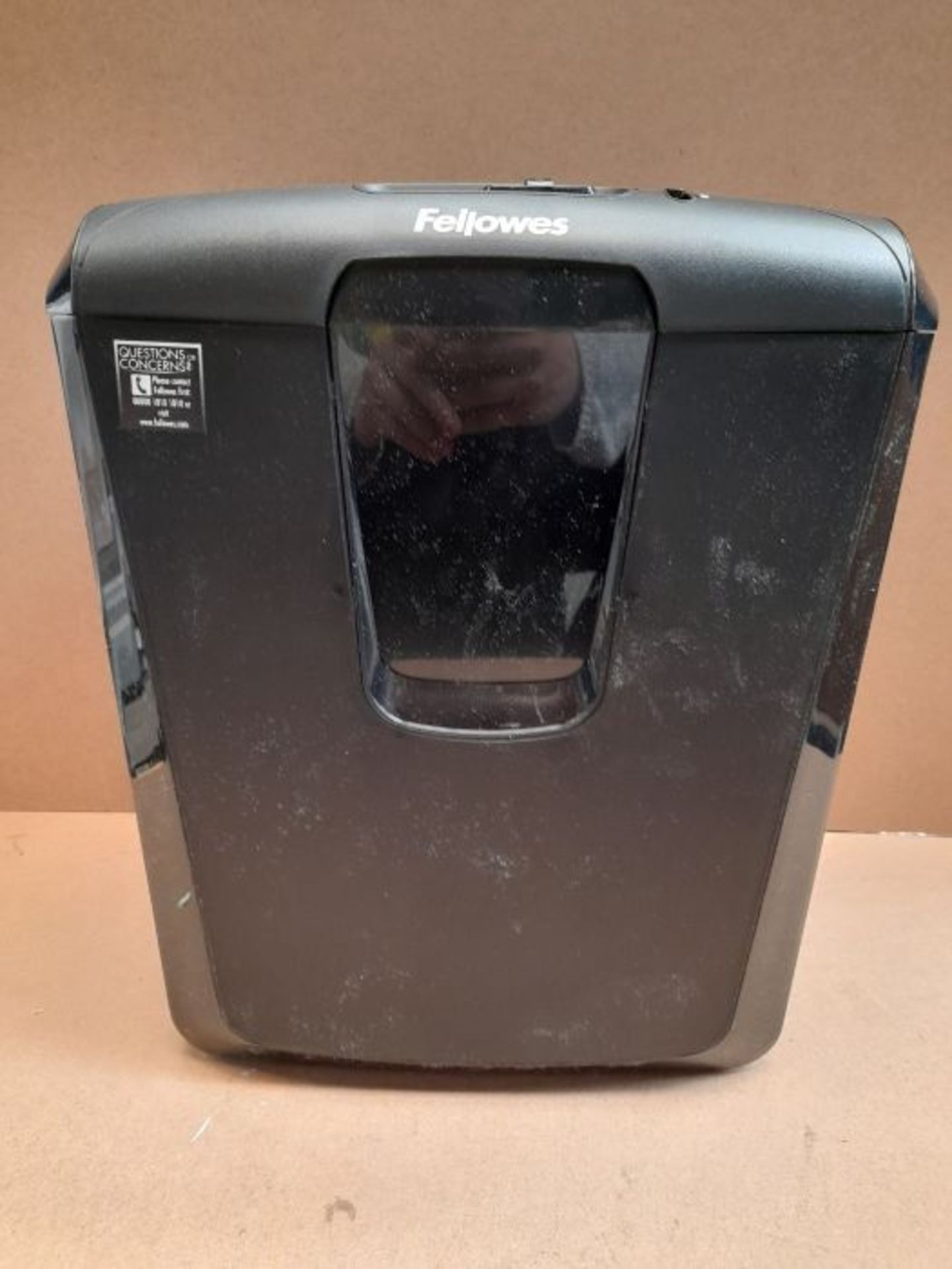 Fellowes Powershred M-8C 8 Sheet Cross Cut Personal Shredder with Safety Lock - Image 3 of 6